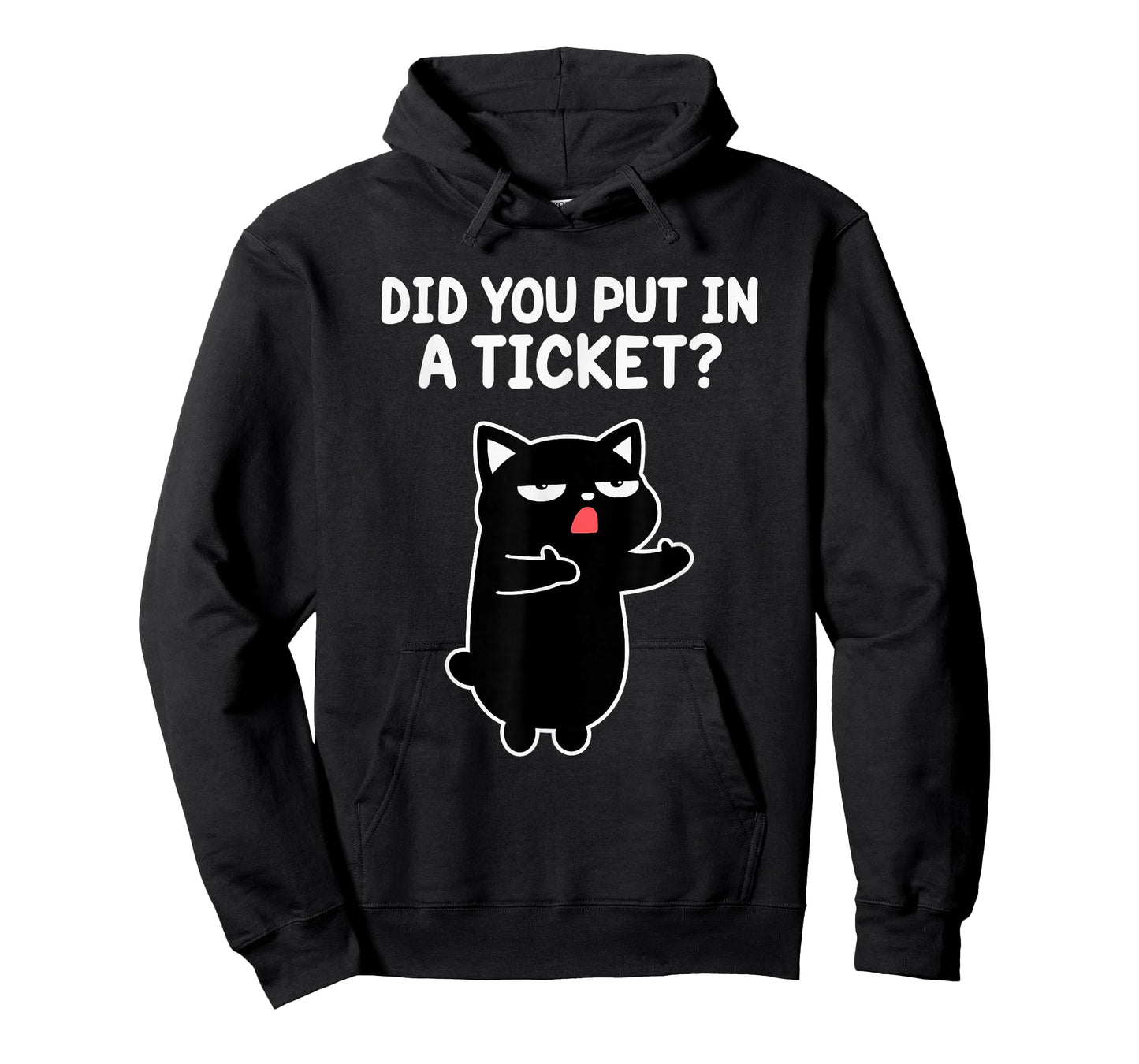 Did You Put in A Ticket Cat Tee IT Support Humor Office Tech T-Shirt