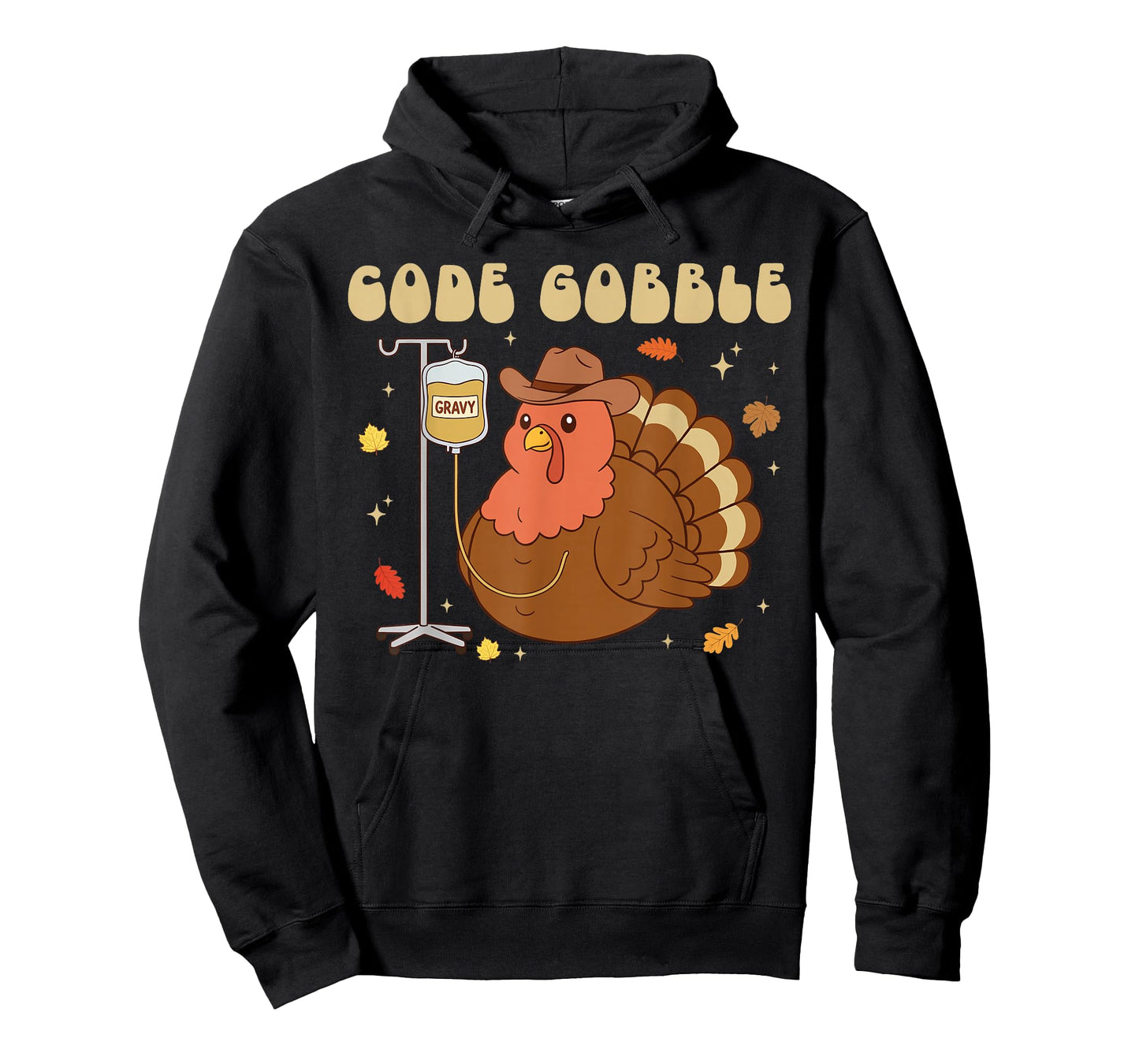 Code Gobble Funny Thanksgiving Nurse RN CNA Medical Turkey T-Shirt