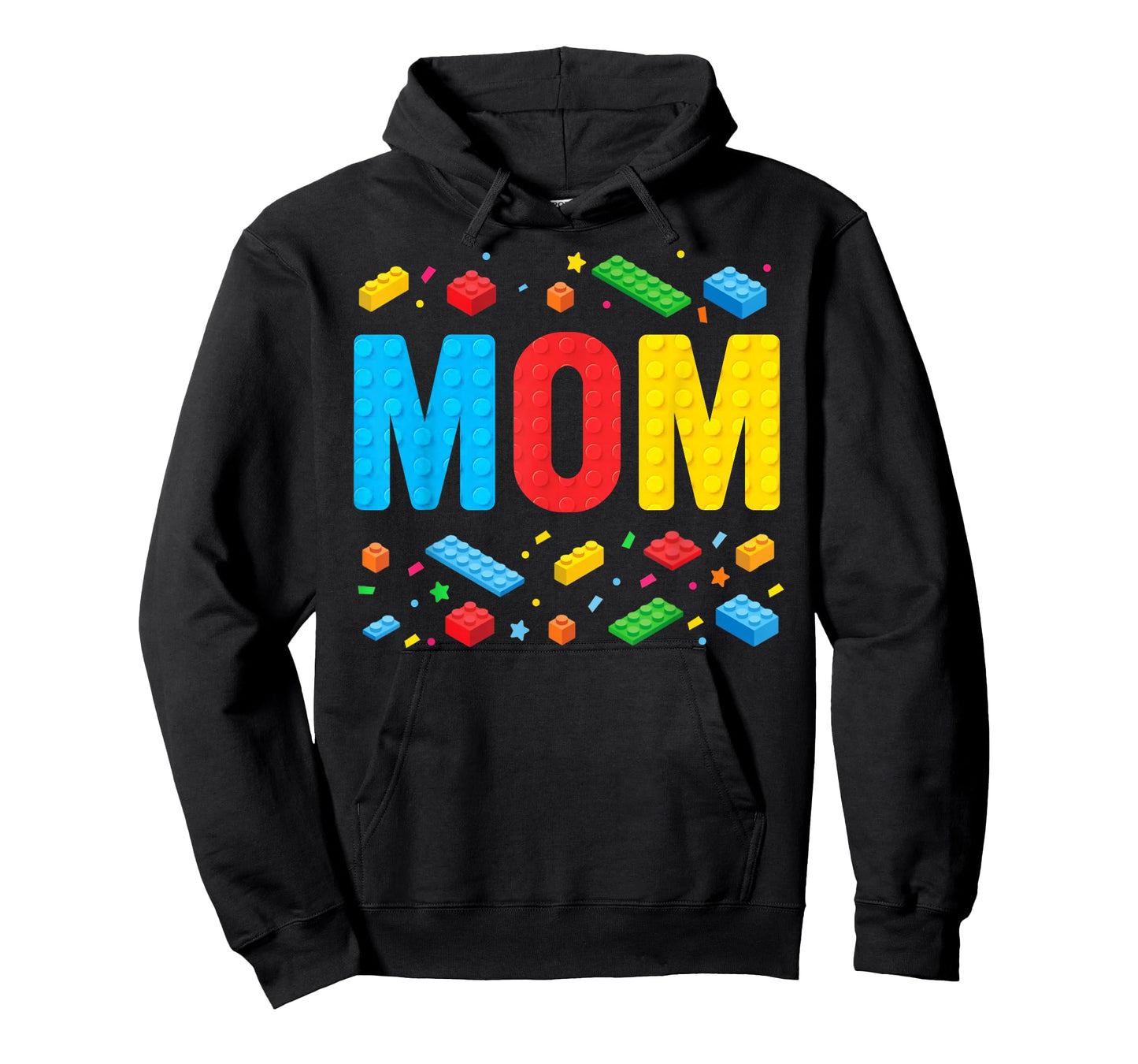 Mom Master Builder Building Bricks Blocks Family Mothers Day T-Shirt