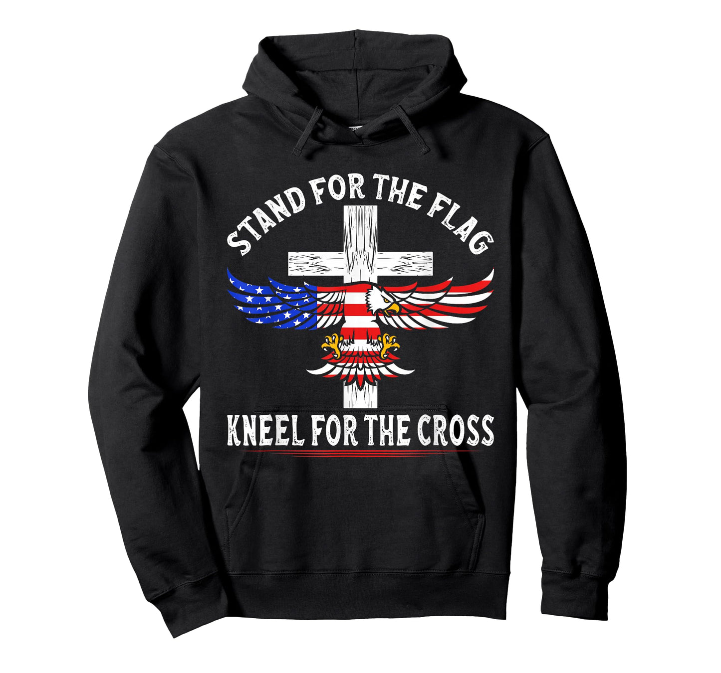 Patriotic Stand for The Flag Kneel for The Cross T-Shirt