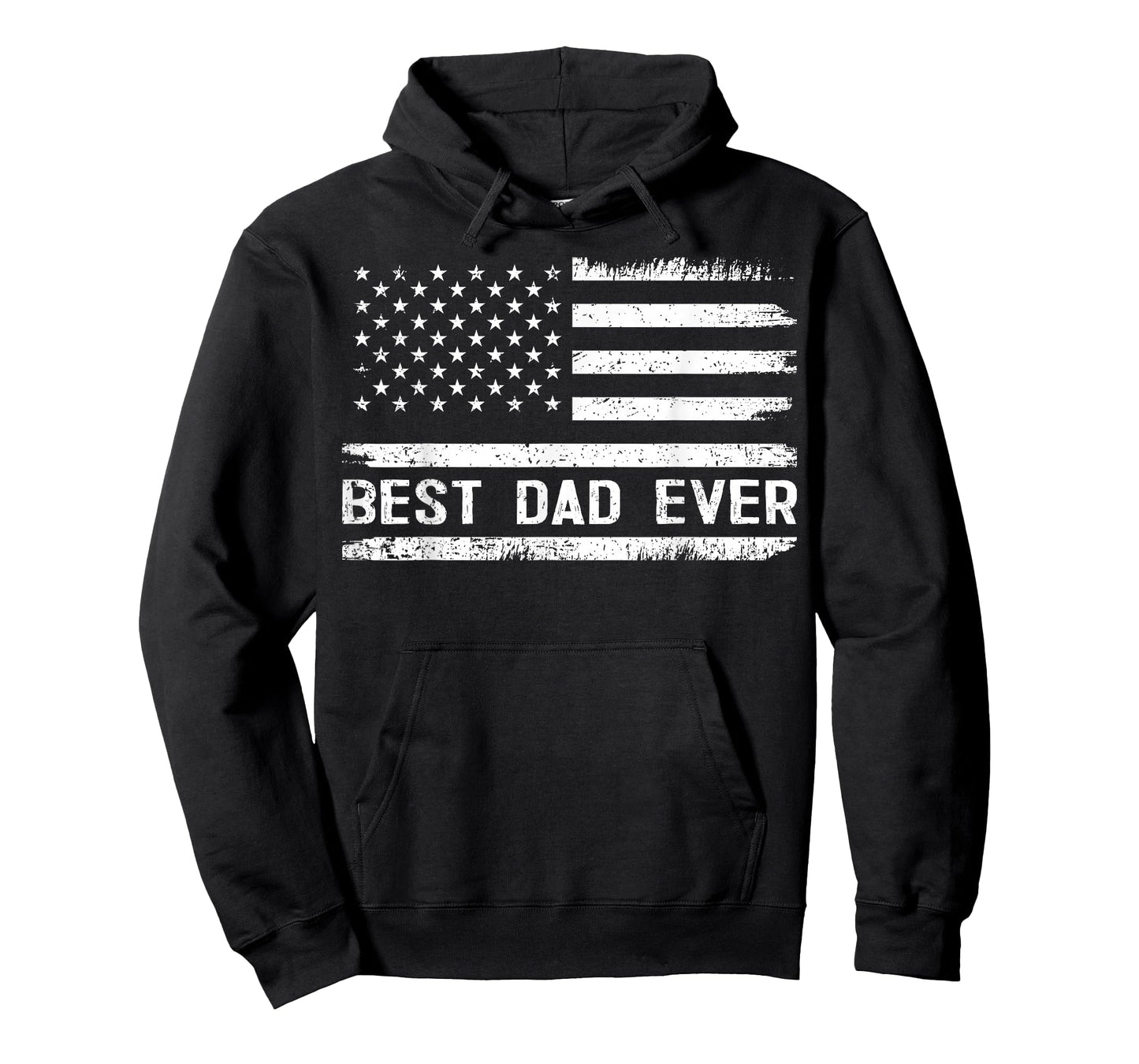 Best Dad Ever with US American Flag Gifts Fathers Day Dad T-Shirt
