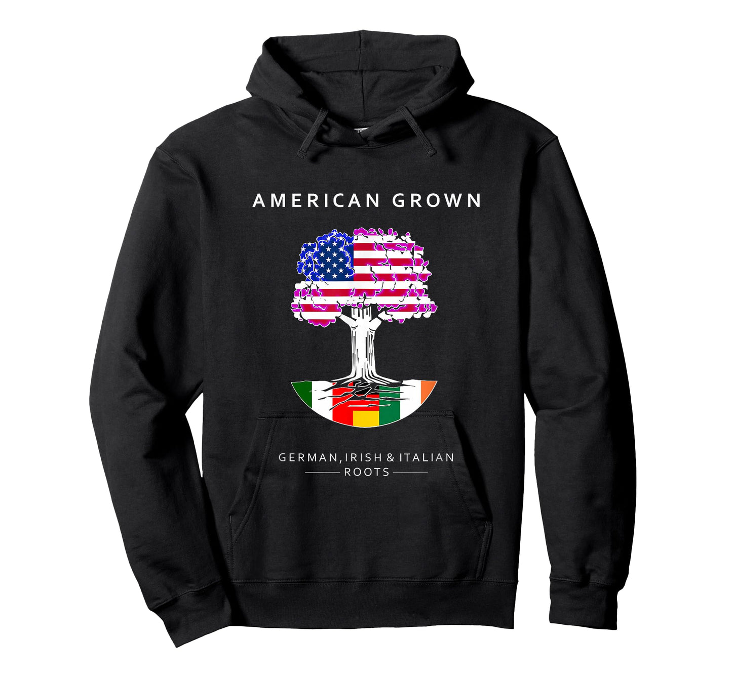 German, Italian and Irish Roots - American Grown T-Shirt