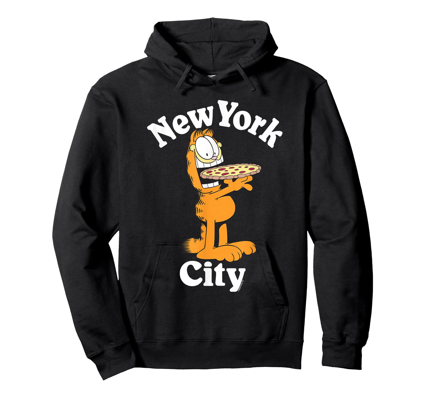 Garfield New York City Pizza Funny Travel Souvenir Cartoon T-Shirt