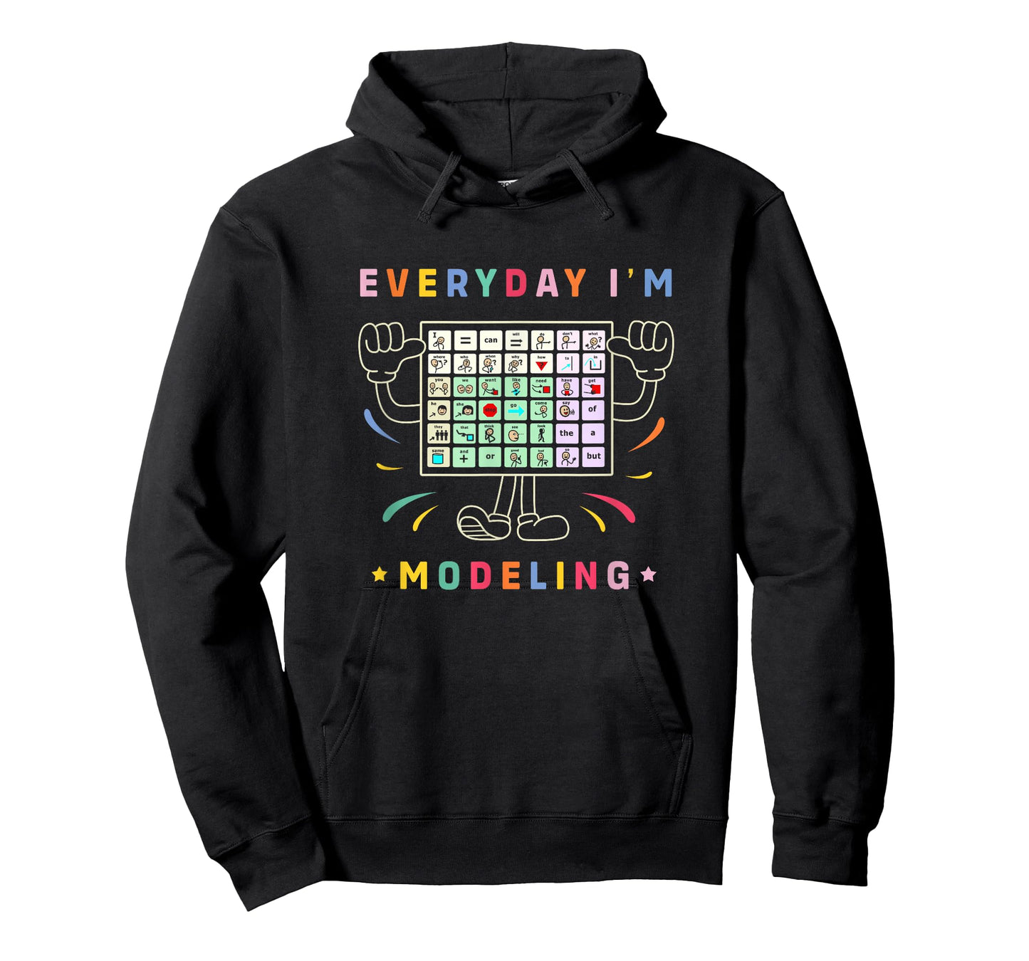AAC Awareness Month Gifts AAC Speech Therapy Cute AAC Communication AAC Symbols Everyday I'm Modelling T-Shirt