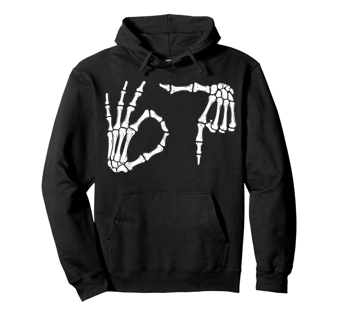 Funny Six Seven 6 7 Meme 67 Skeleton Hand Halloween Costume T-Shirt