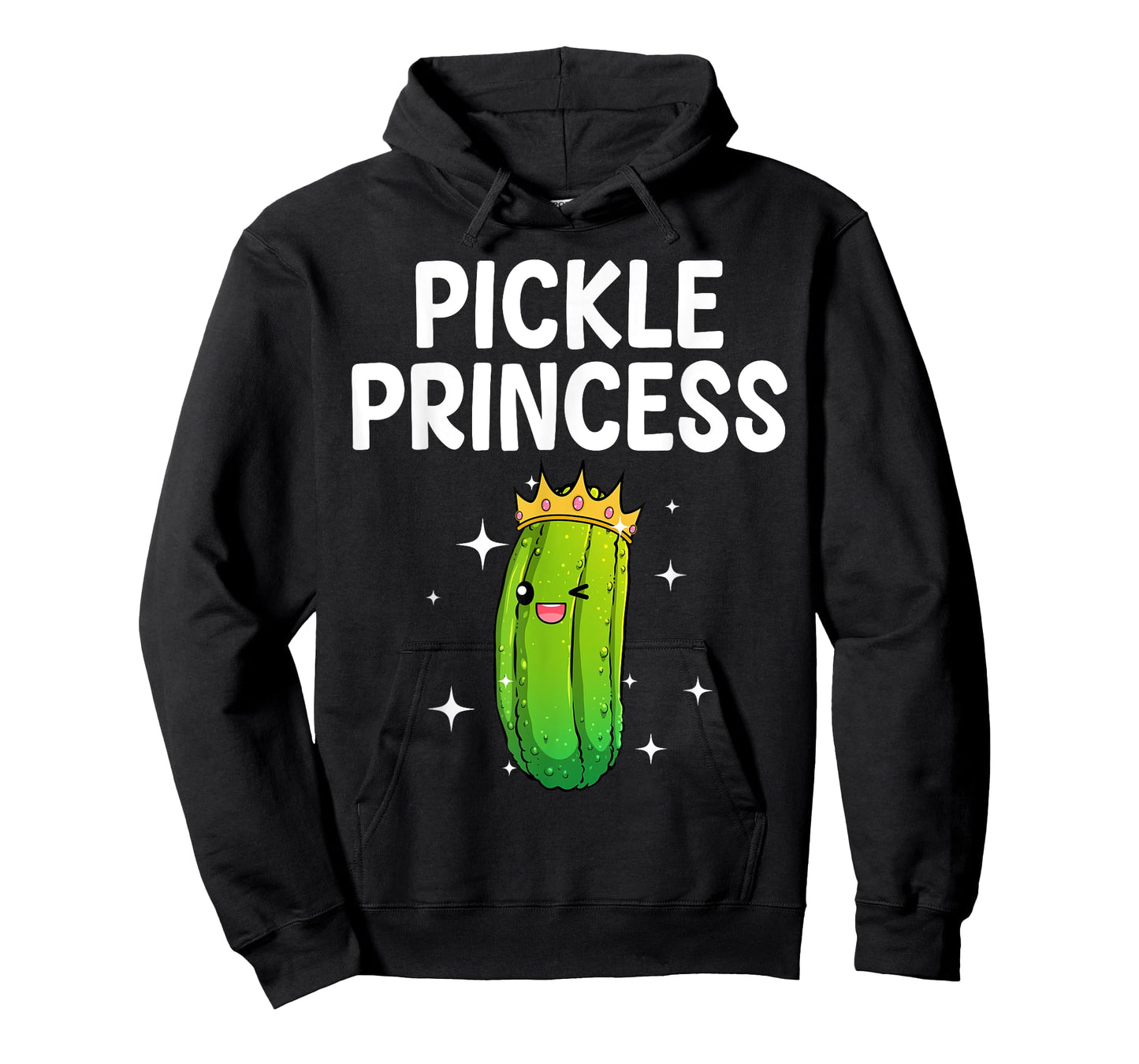 Cool Pickle Princess Art For Women Girls Dill Pickle Novelty T-Shirt