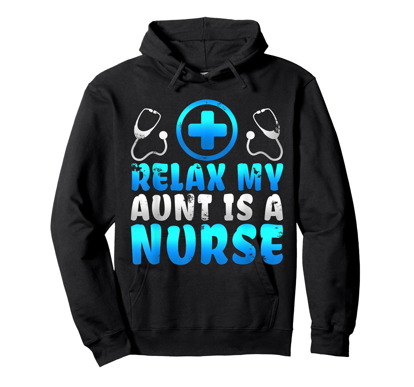 Adorable Relax My Aunt Is A Nurse Proud Niece Nephew T Shirt T-Shirt