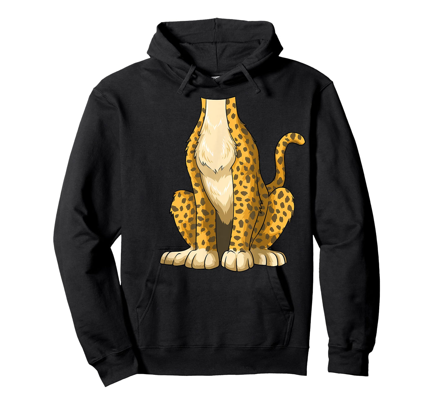 Easy Cheetah Costume Cheetah Body Headless Cheetah Costume T-Shirt