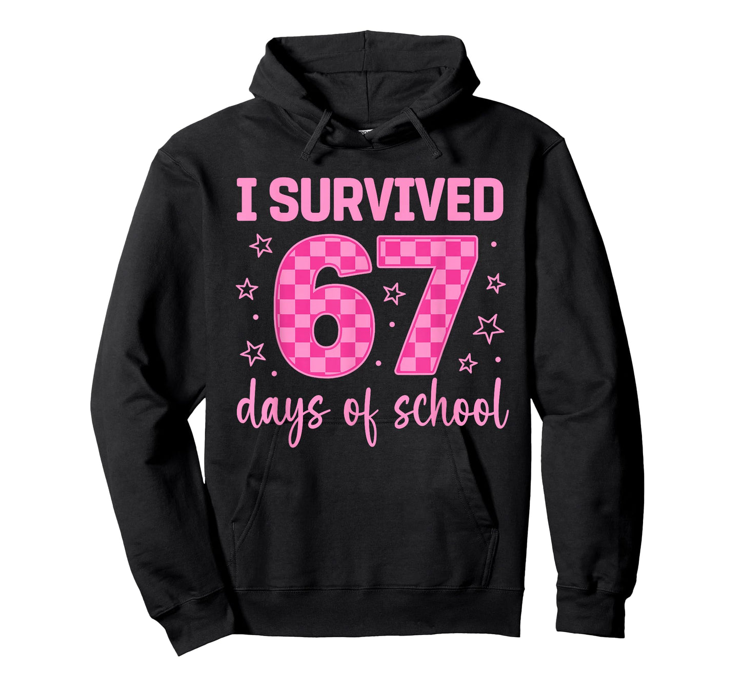 I Survived 67 Days of School Funny 67 Teachers Students Meme T-Shirt