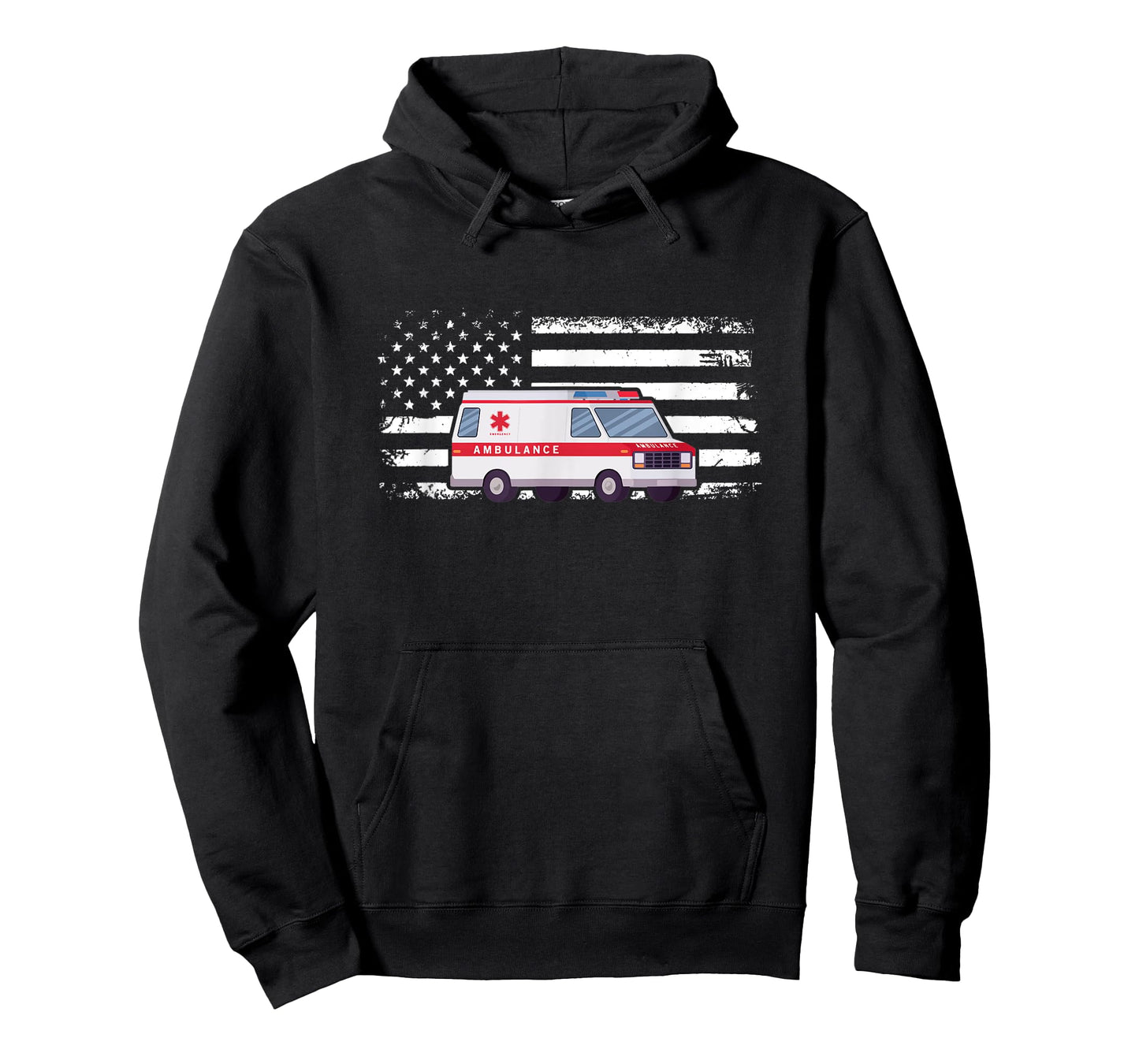 Ambulance Flag Ambulance Parademic EMT T-Shirt