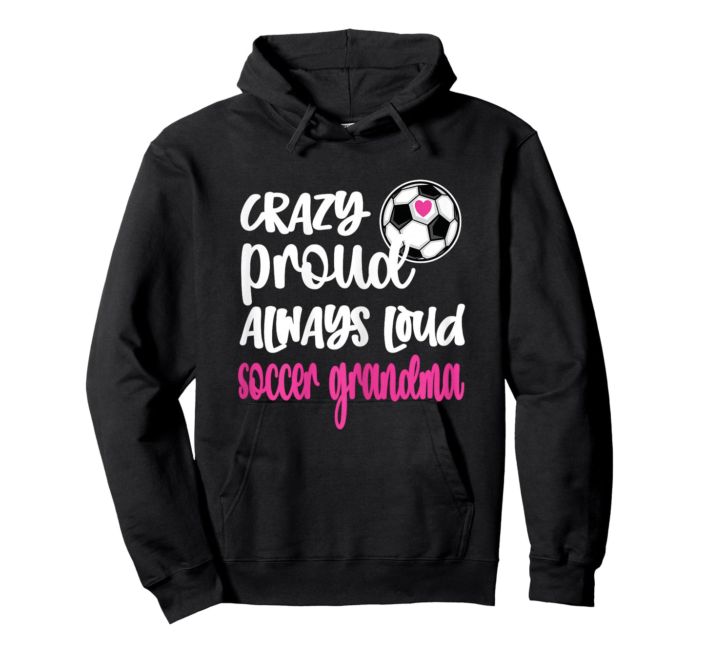 Crazy Proud Soccer Grandma Soccer Player Grandmother T-Shirt
