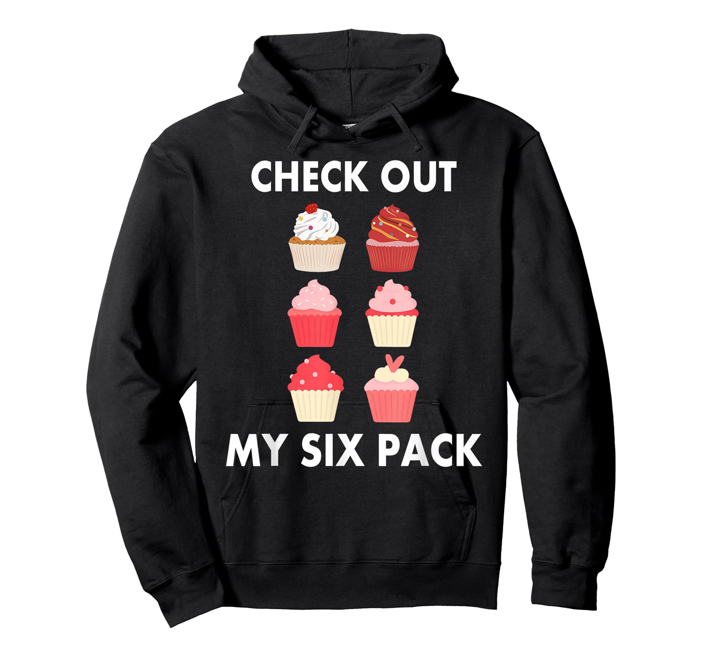 Cupcake Shirt Funny Six Pack Cupcake Lover Cupcakes T-Shirt