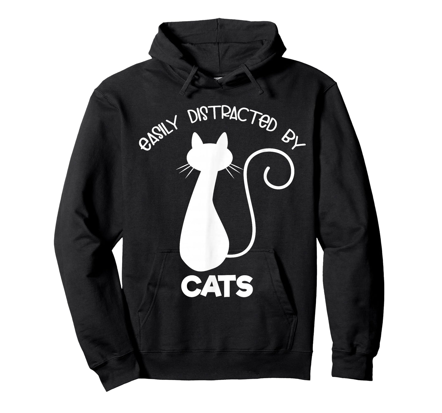 Cat and Kitten Lovers Easily Distracted by Cats T-Shirt