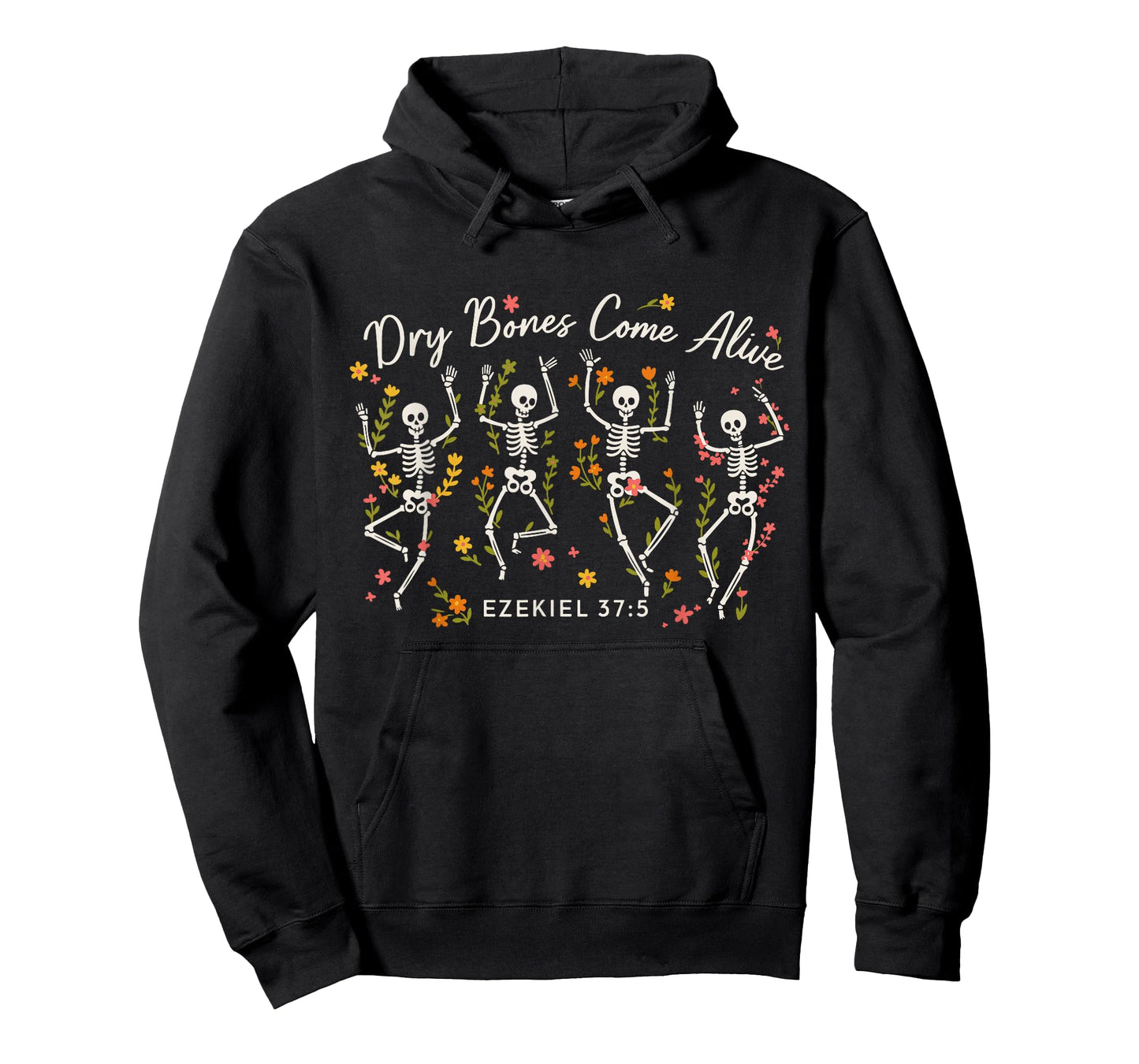 Funny Dry Bones Come Alive Ezekiel 37:5 Skeleton Christian T-Shirt
