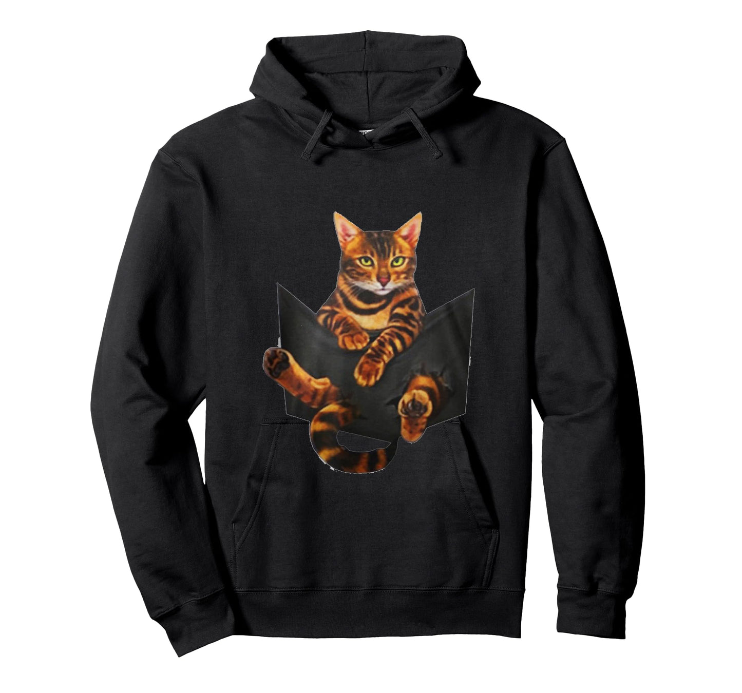 Cat Lovers Gifts Bengal In Pocket Funny Kitten Face T-Shirt