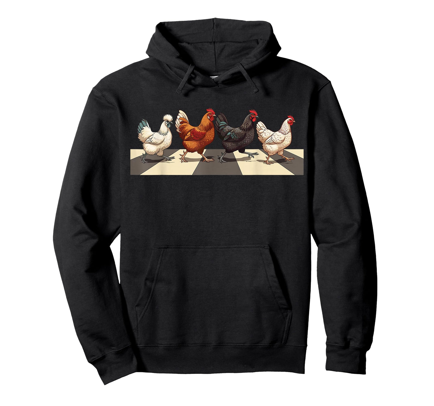 Chickens Crossing Road Parody Lover Funny Chicken T-Shirt