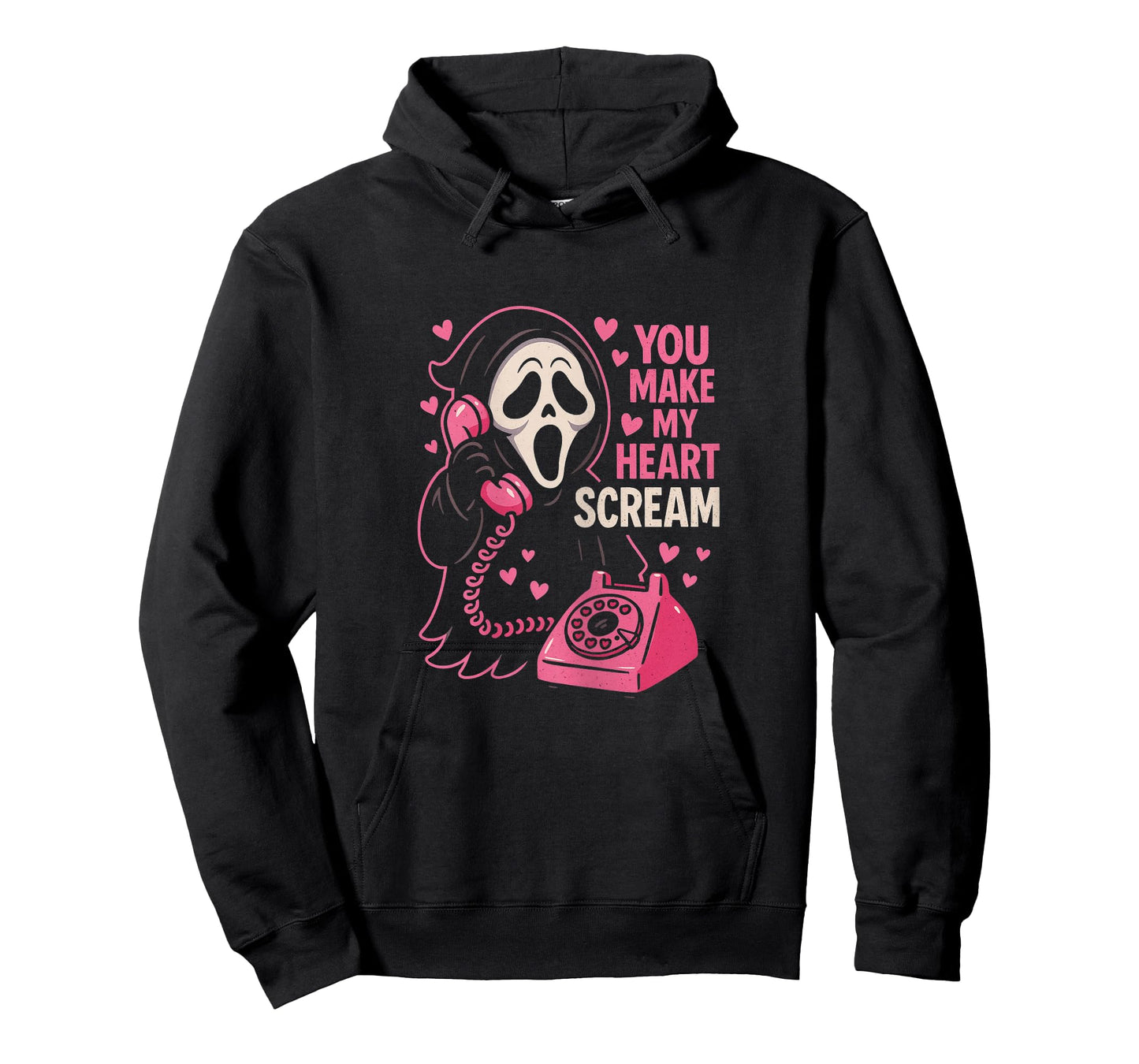 Cute Creepy Horror Make My Heart Scream Valentine’s Day T-Shirt