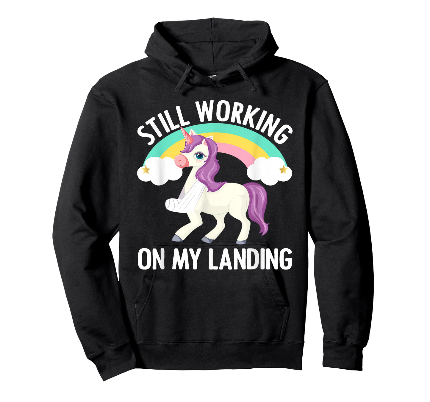 Cool Broken Arm For Men Women Broke Elbow Hand Unicorn T-Shirt