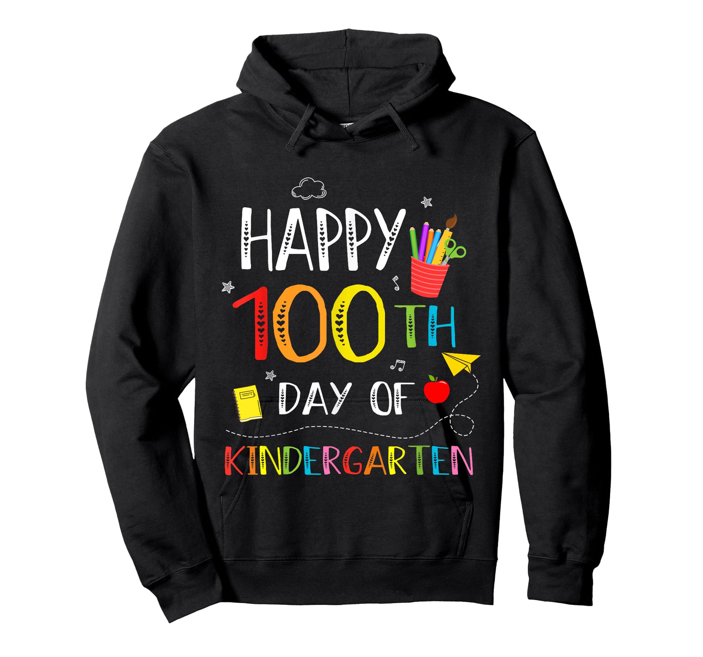 100 Days of Kindergarten Happy 100th Day of School Teachers T-Shirt