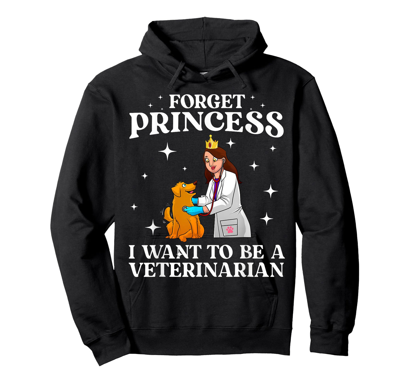Cool Veterinarian Art For Women Girls Kids Vet Tech Student T-Shirt