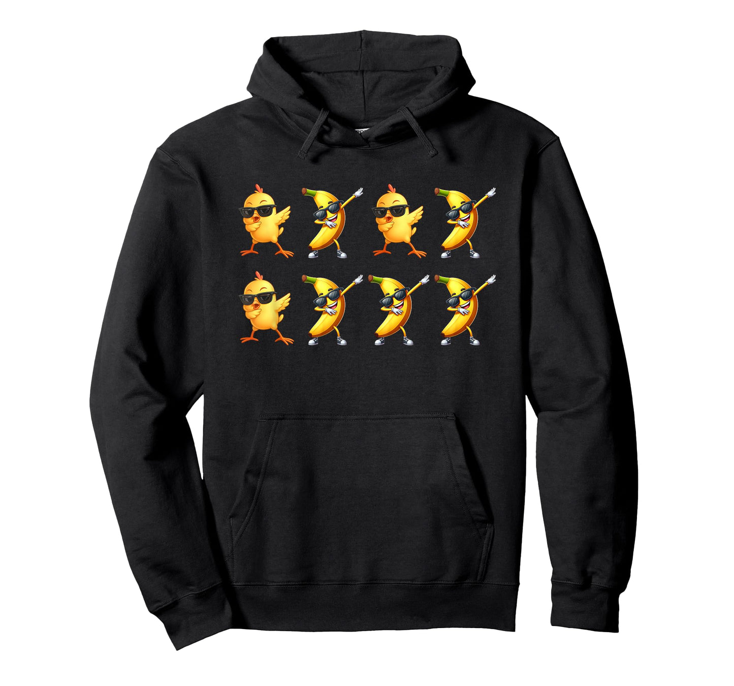 Funny Chicken Banana For Men Women Teens Kids T-Shirt