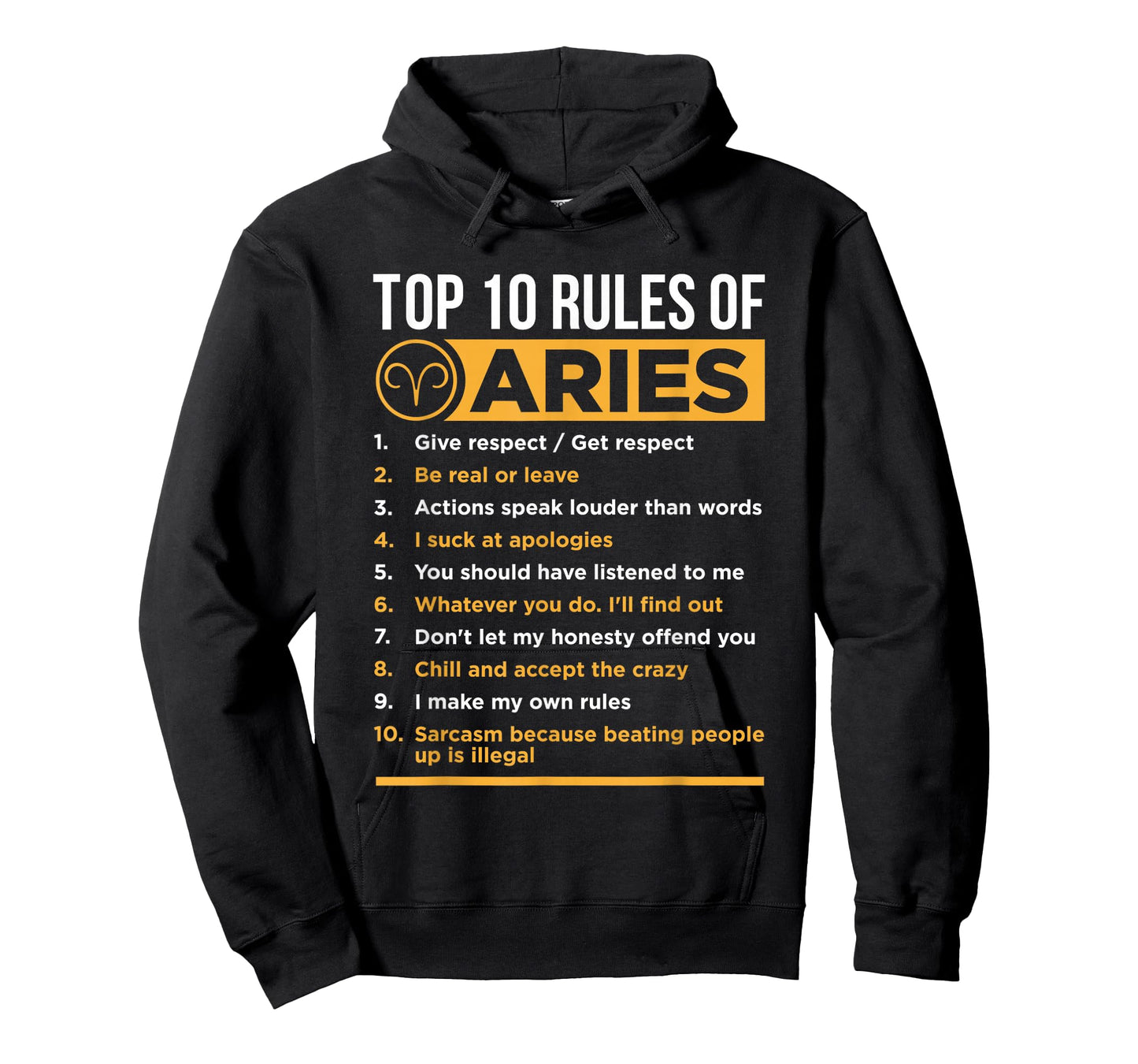 Aries Traits Facts Horoscope Zodiac Astrological Sign Gift T-Shirt Small