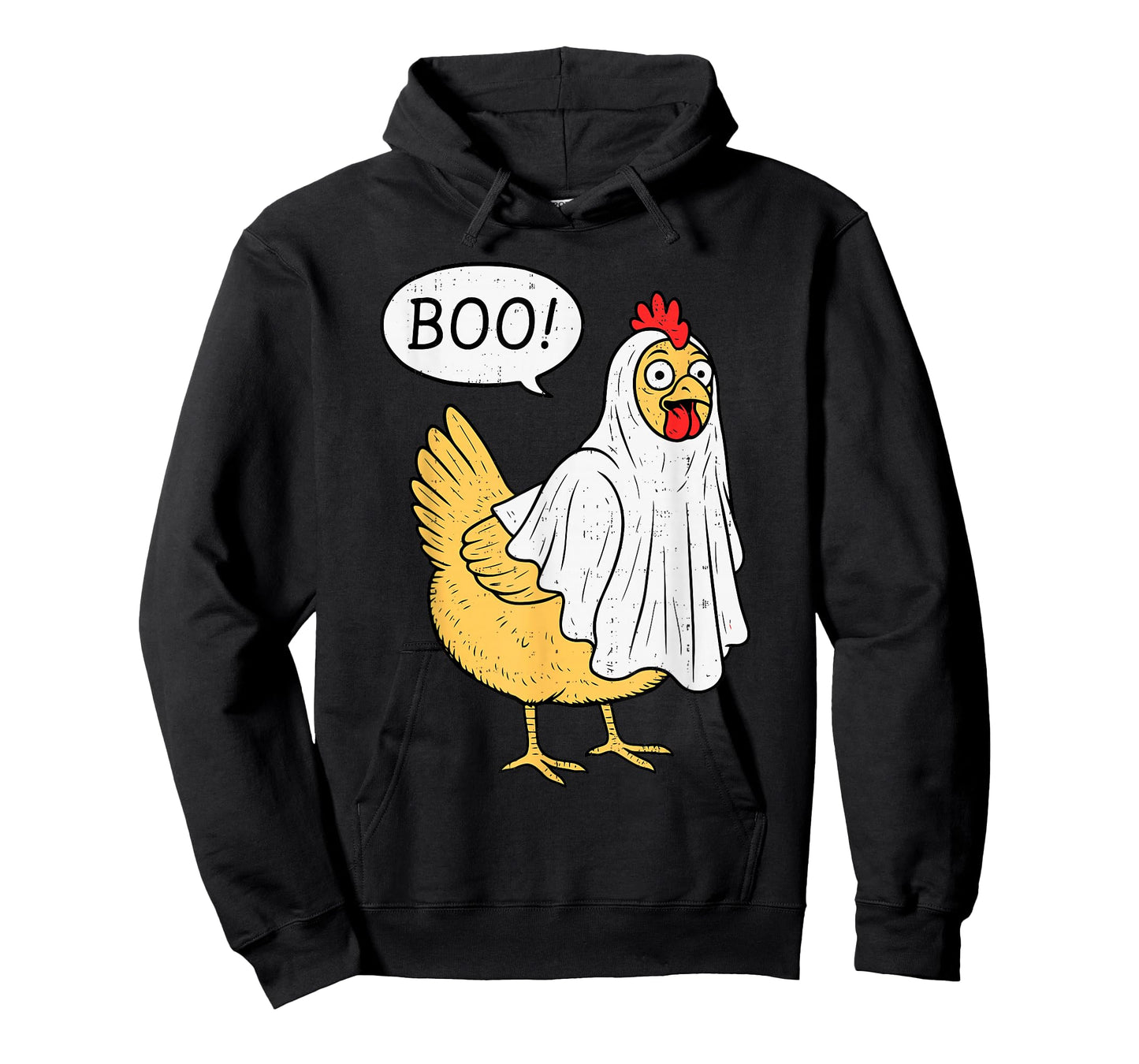 Chicken Boo Halloween Costume Farmer Boys Teens Girls Kids T-Shirt