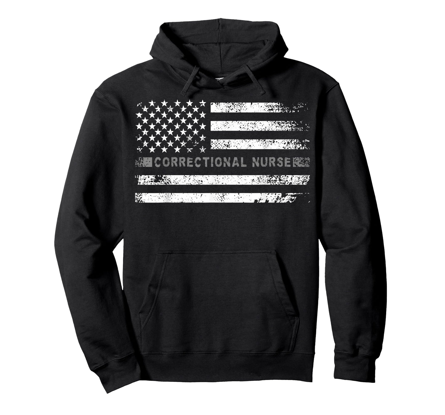 Corrections Nurse US Flag Correctional Nursing T-Shirt