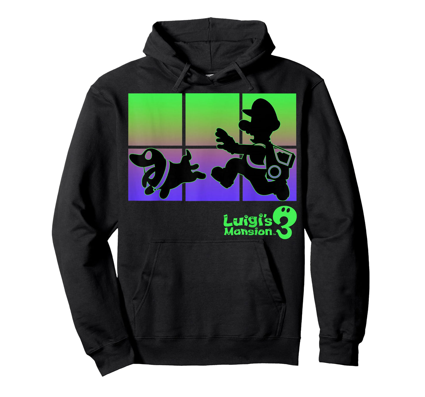 Luigi's Mansion 3 Luigi and Polterpup Silhouette T-Shirt