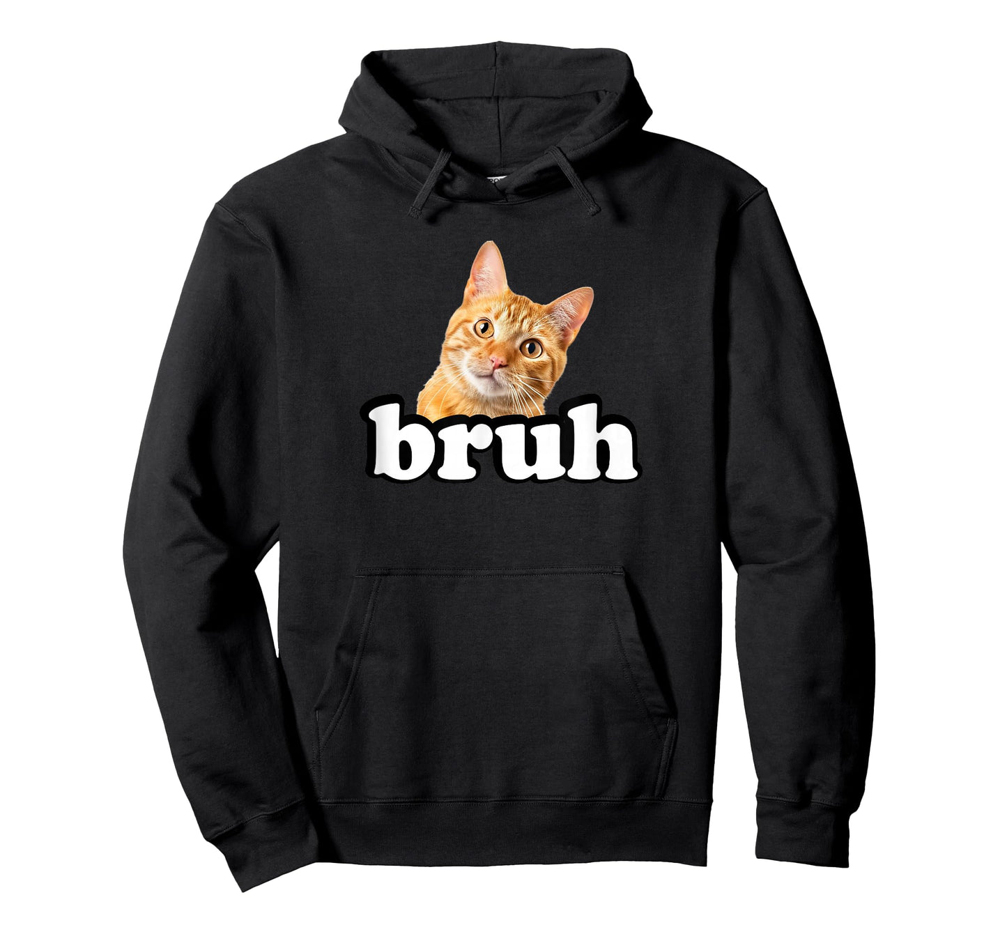 Cute Kids Womens & Mens Bruh Orange Tabby Cat Lover T-Shirt