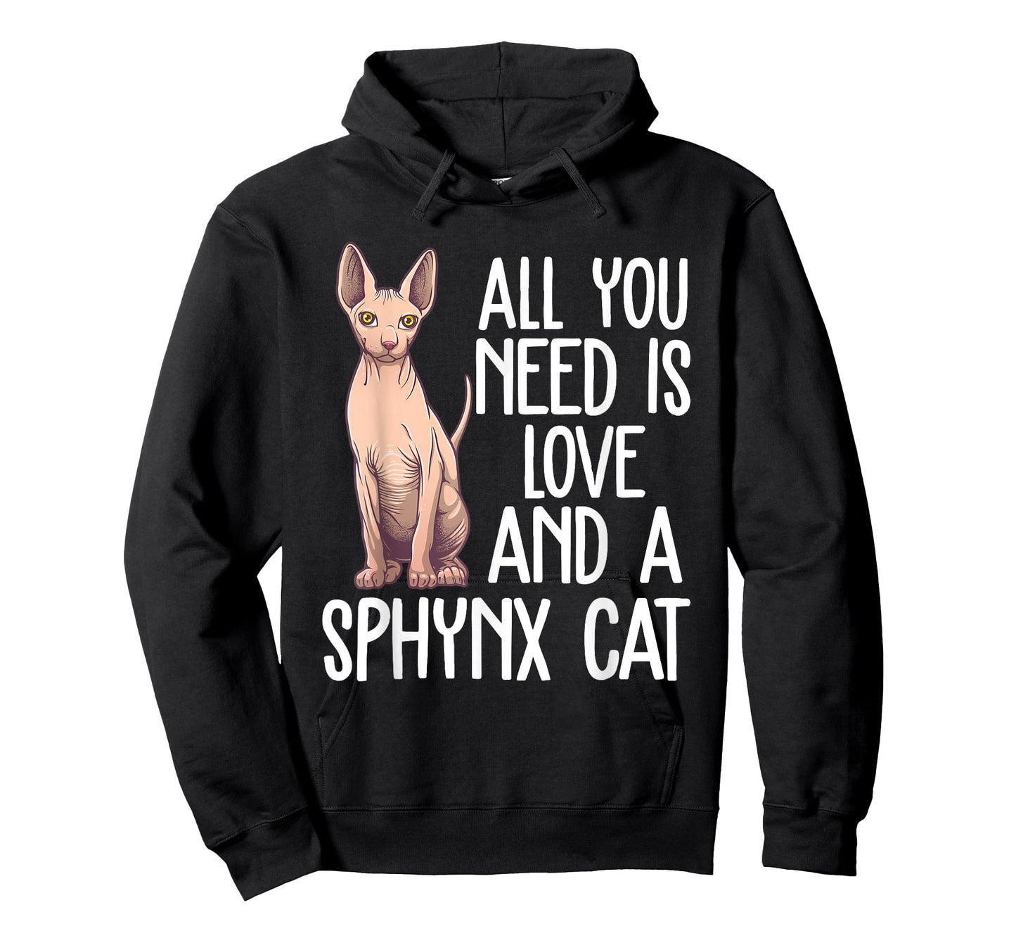 Funny Sphynx Cat Design For Men Women Cat Lover Kitten Pet T-Shirt
