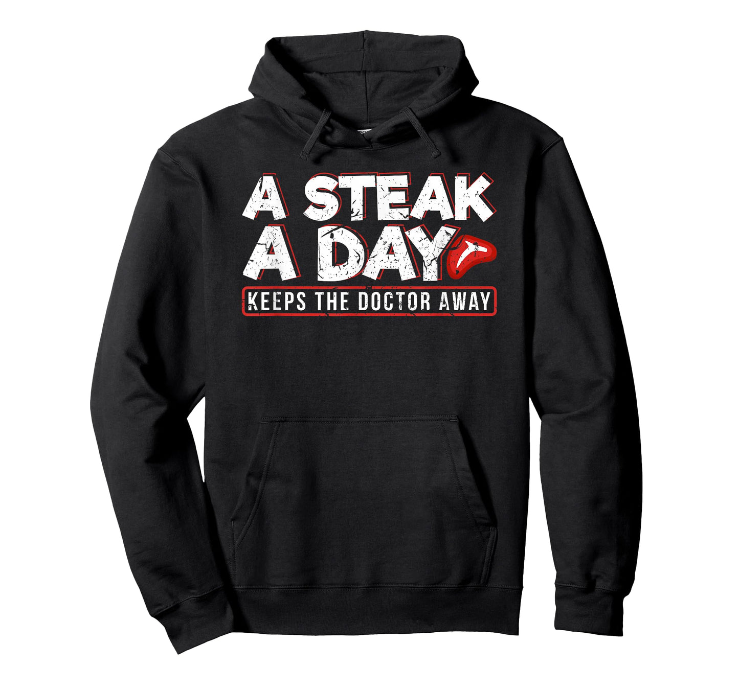 A Steak A Day Carnivore Diet Anti-Vegan Anti-Vegetarian T-Shirt
