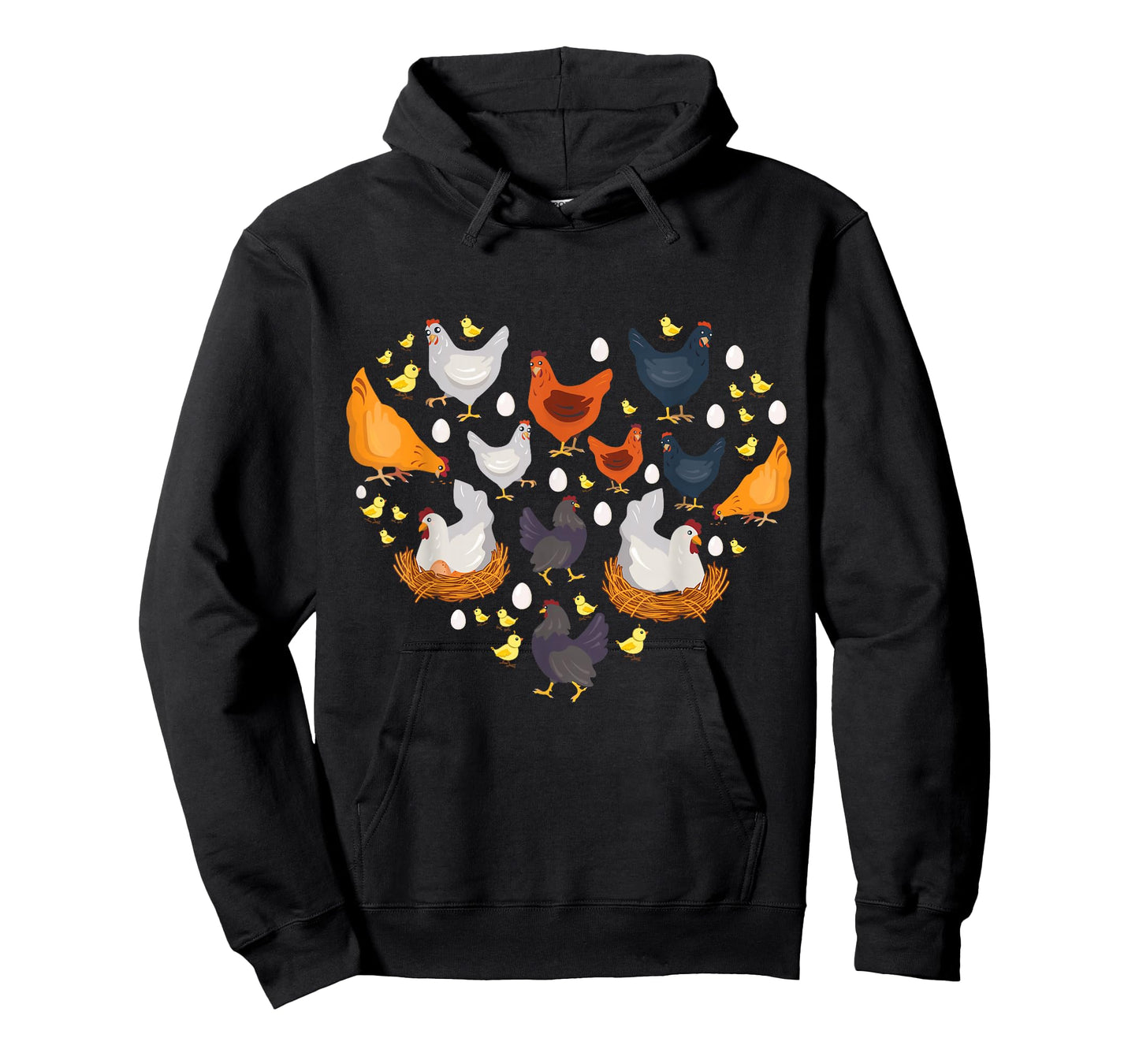 Chickens heart love chicken lady women men kids farmer gift T-Shirt
