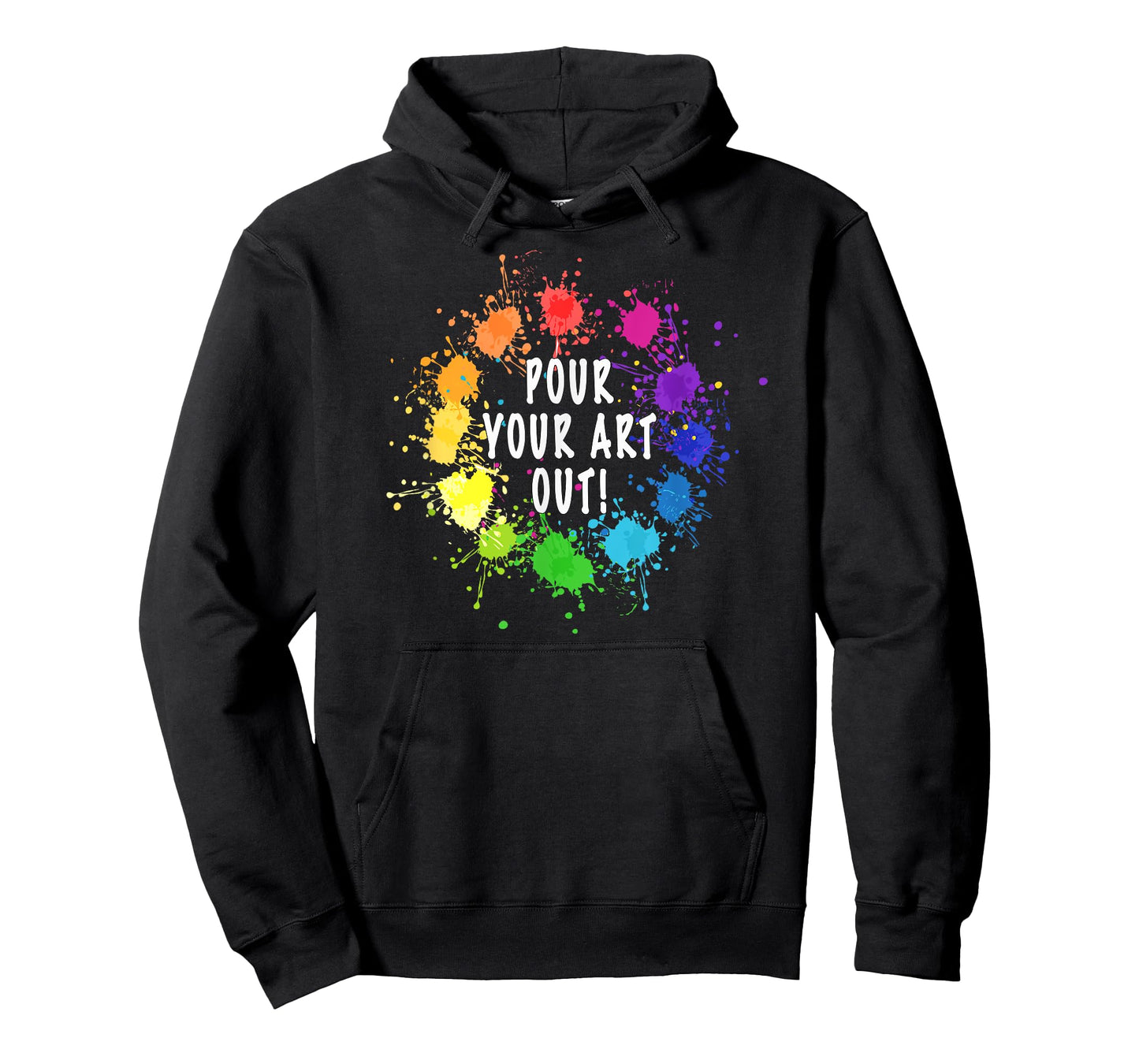Acrylic Paint Pouring Artist Fluid Art Painter Color Wheel T-Shirt