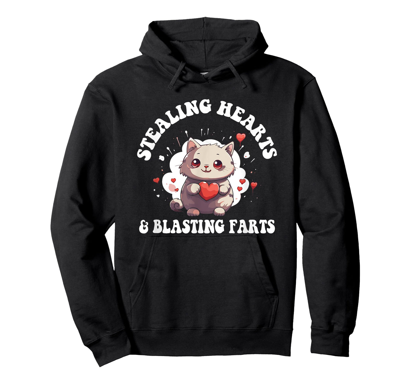Stealing Hearts And Blasting Farts Cute Cat Kids Toddler T-Shirt