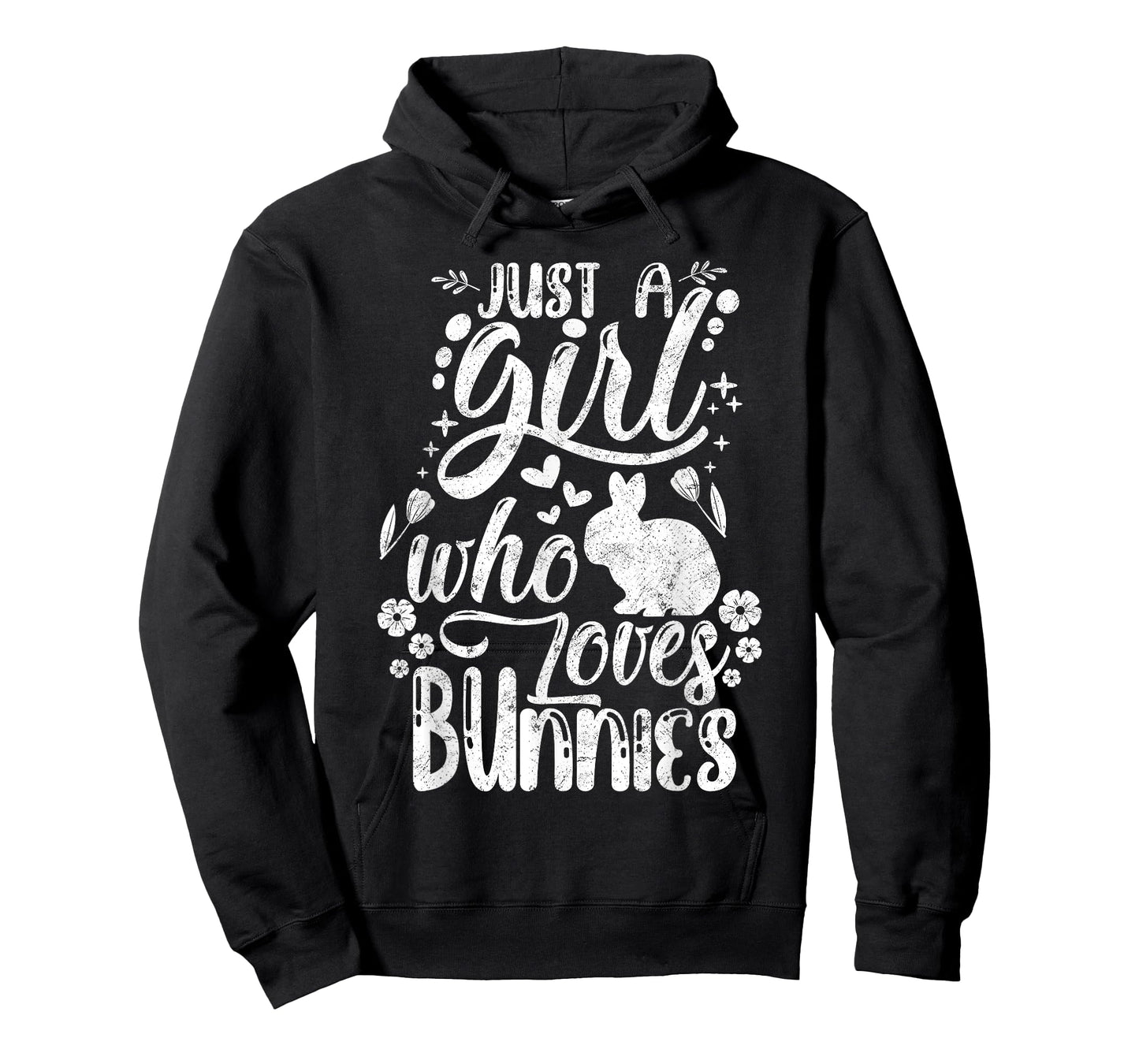 Funny Just A Girl Who Loves Bunnies Cute Rabbit Lover T-Shirt