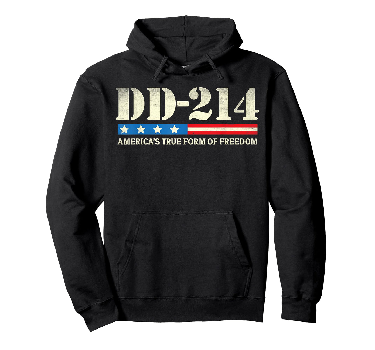 DD-214 Alumni Veterans Patriotic US American Flag T-Shirt