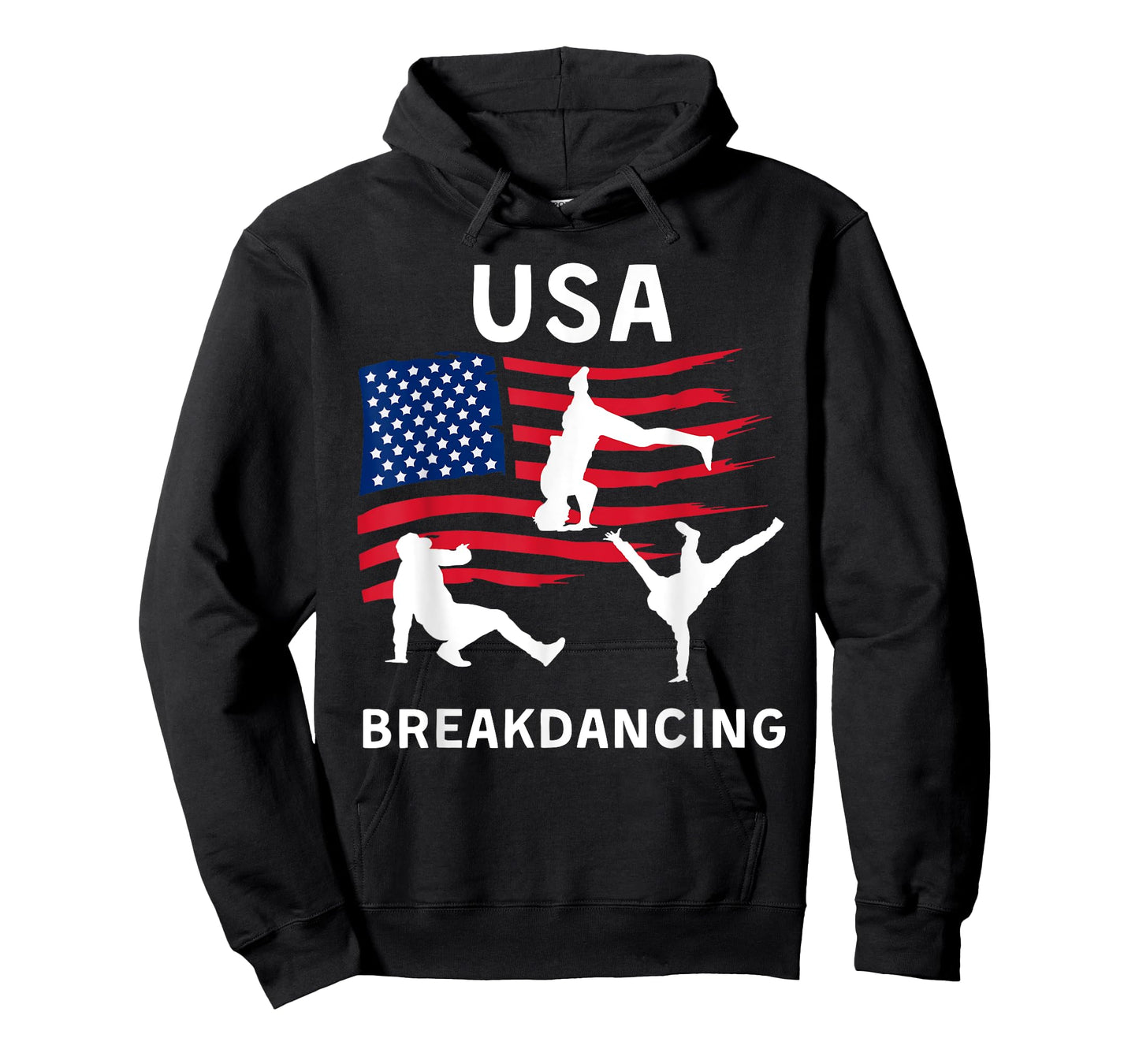 USA Breakdancing - Breakdancing USA Flag T-Shirt