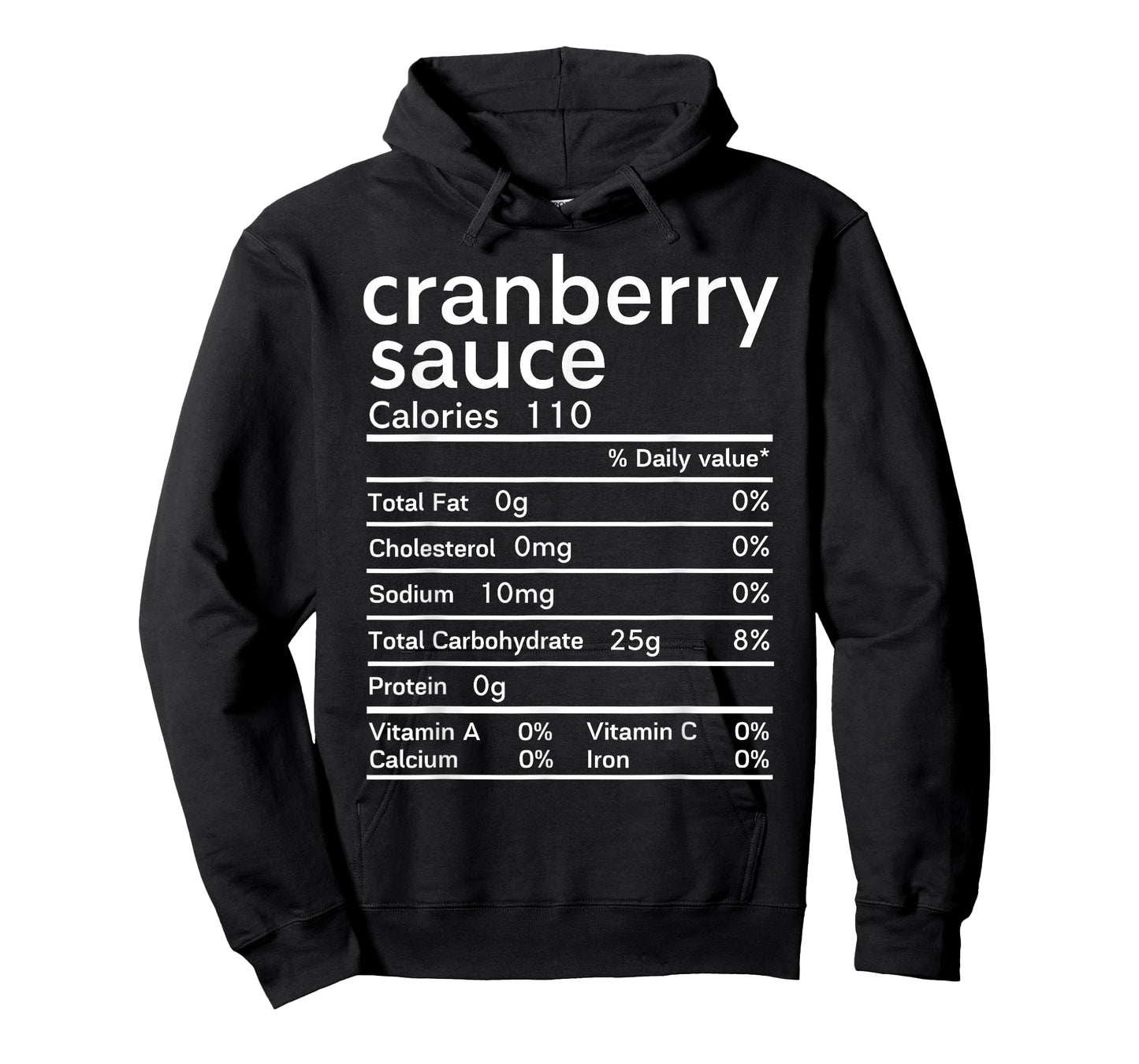 Cranberry sauce nutrition facts Thanksgiving T-Shirt