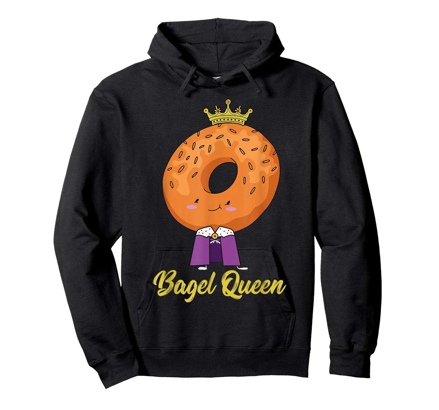 Bagel Lover Breakfast Bakery Food Funny Baking Bagel Queen T-Shirt