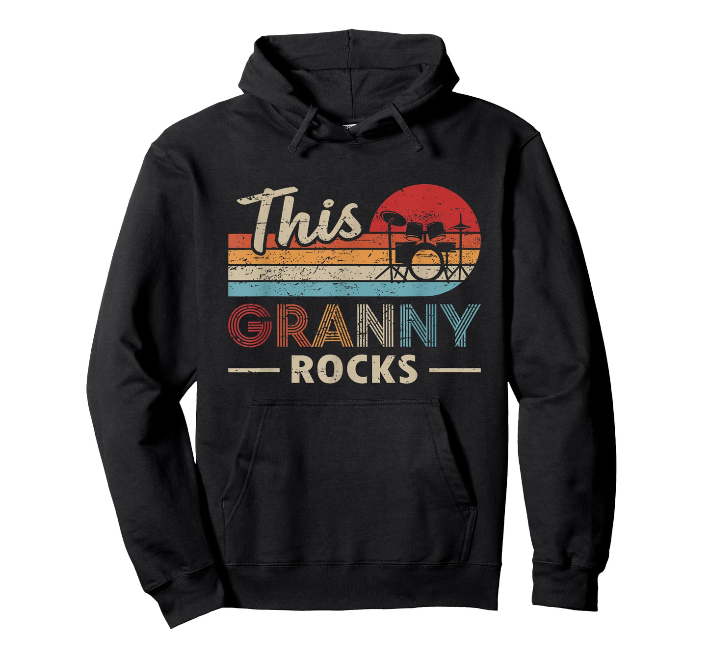 This Granny Rocks Drums Rock N Roll Drummer T-Shirt