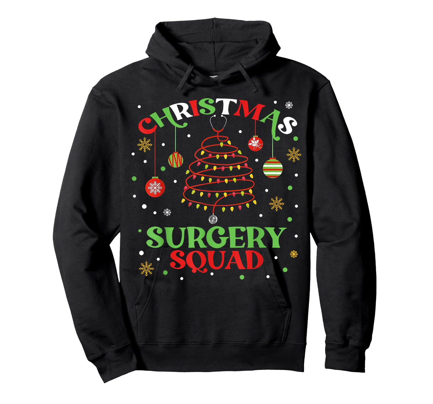 Christmas Surgery Squad Medical Surgical Nurse RN Xmas T-Shirt