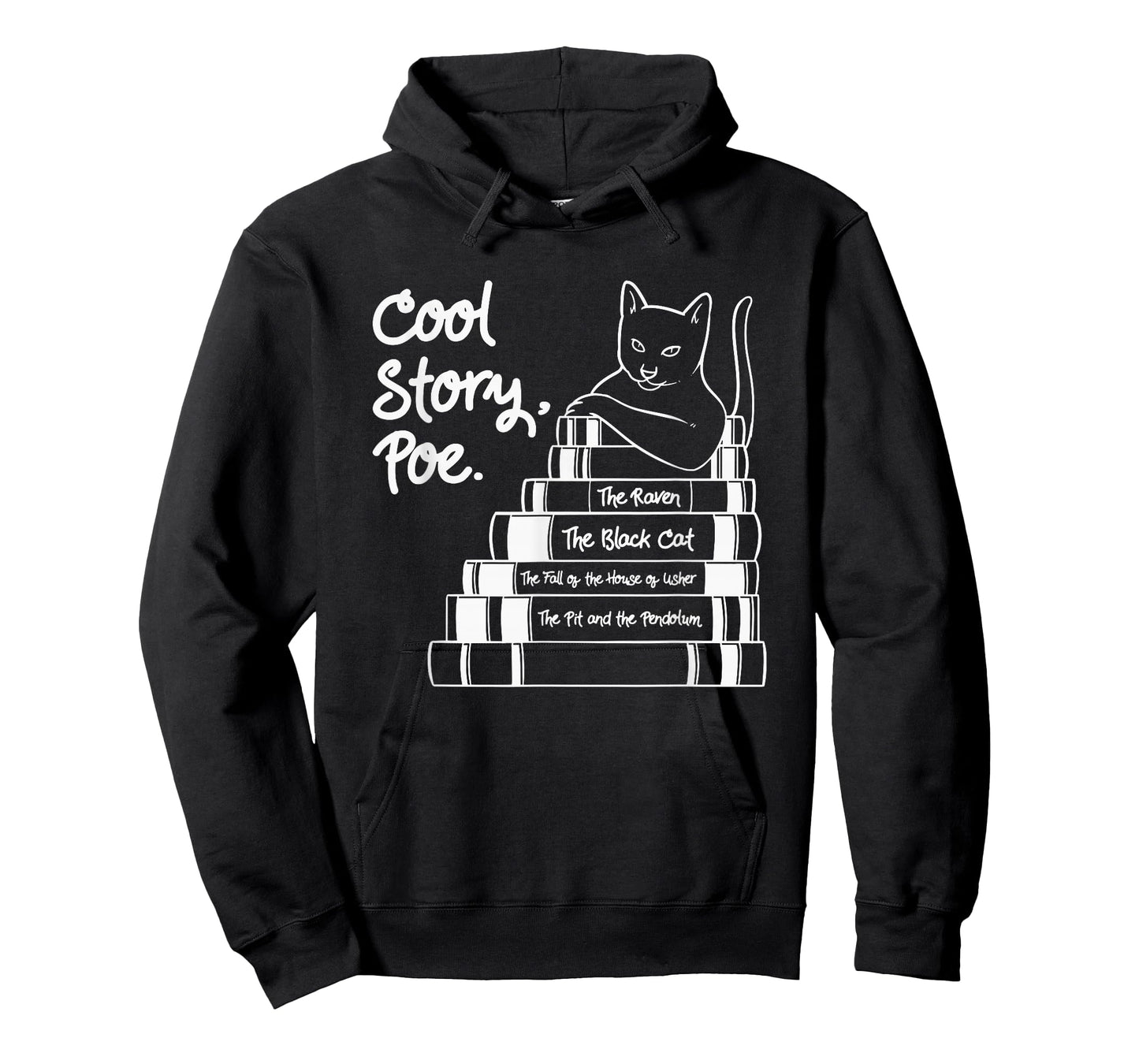 Cool Story Poe Black Cat Edgar Allan Poe T-Shirt