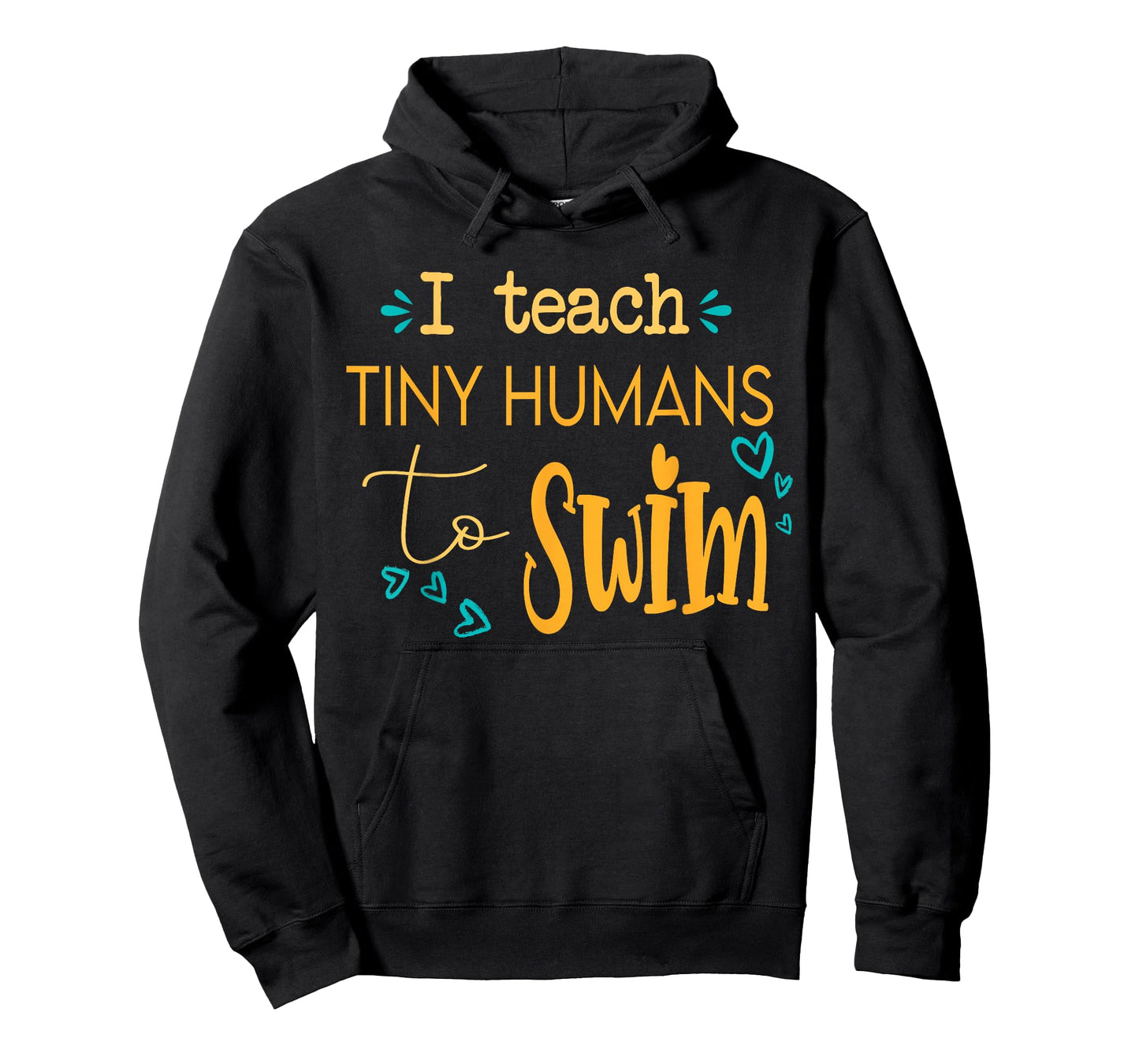 cool swim coach I teach tiny humans to swim swimming teacher T-Shirt