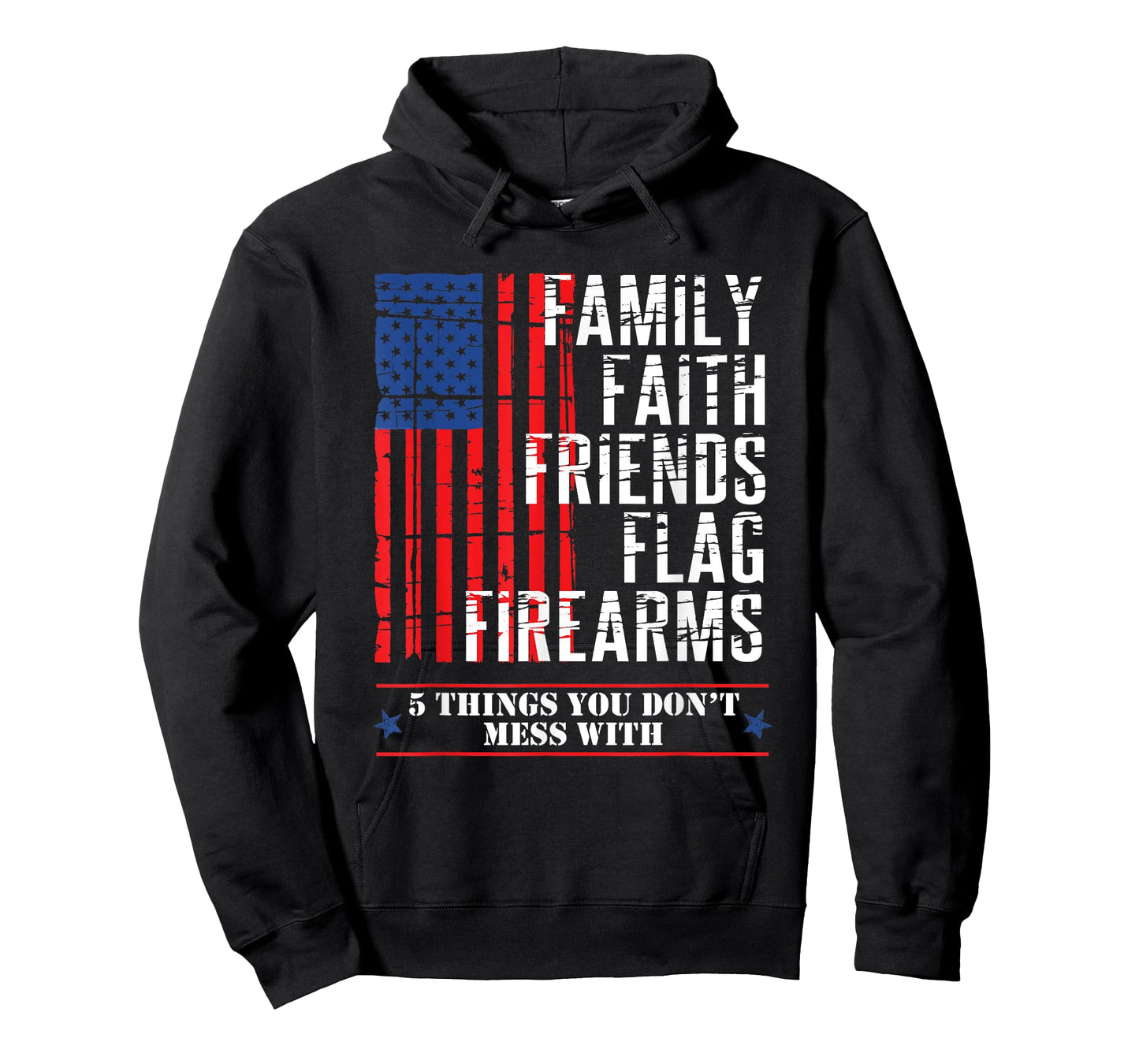 Family Faith Friends Flag Firearms American Flags T-Shirt T-Shirt