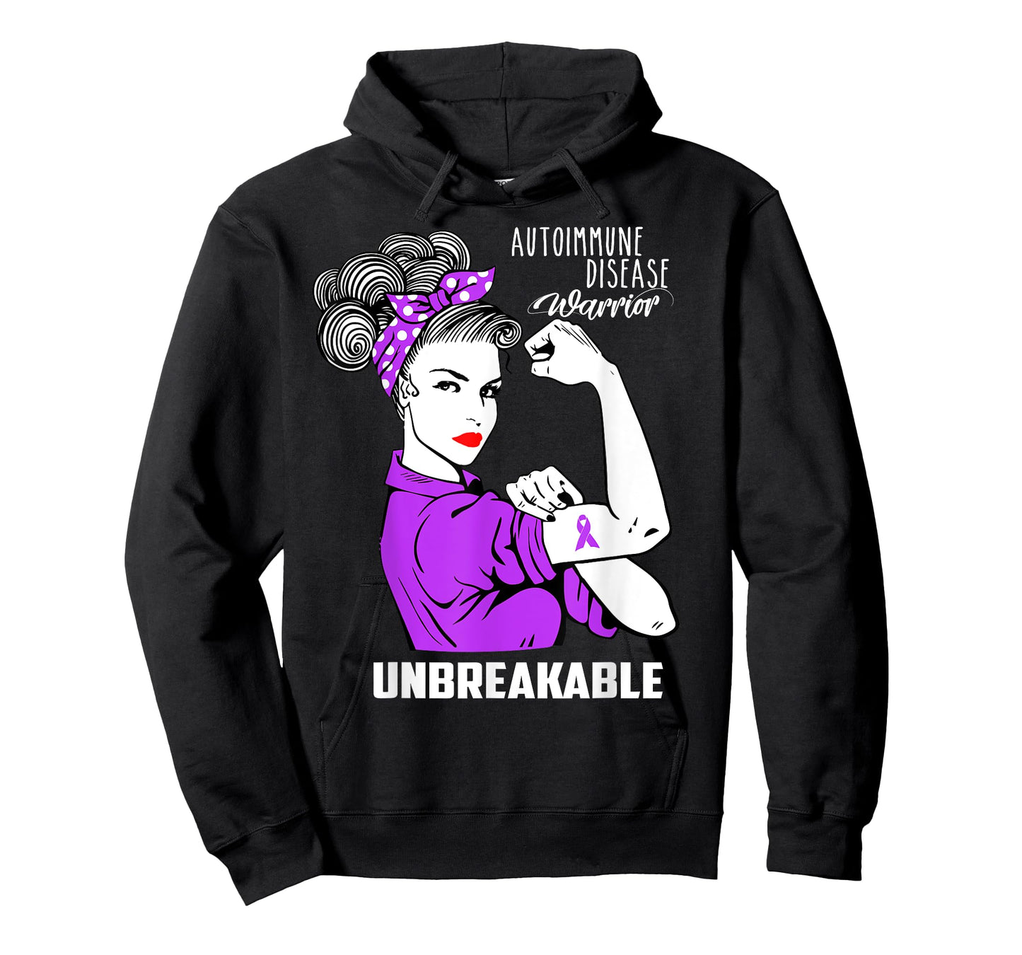 Autoimmune Disease Warrior Unbreakable Shirt Awareness Gift T-Shirt