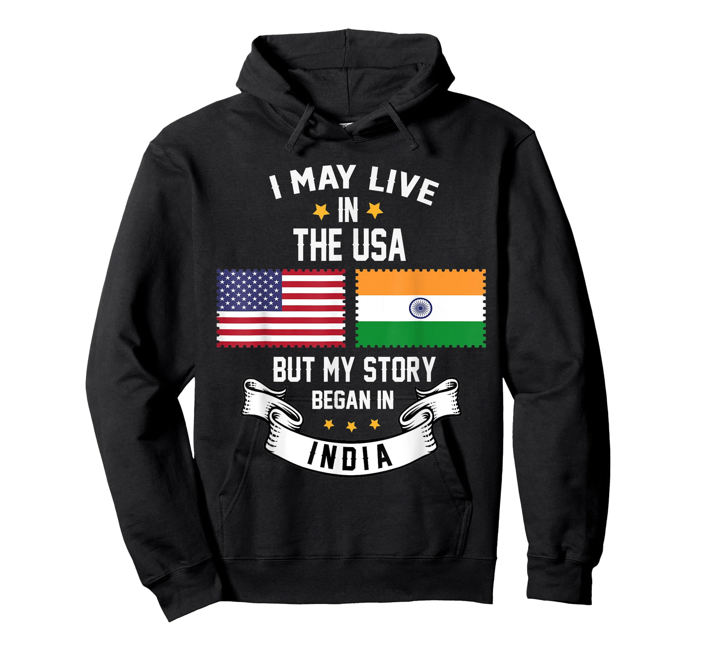 I May Live In USA But My Story Began In India T-Shirt