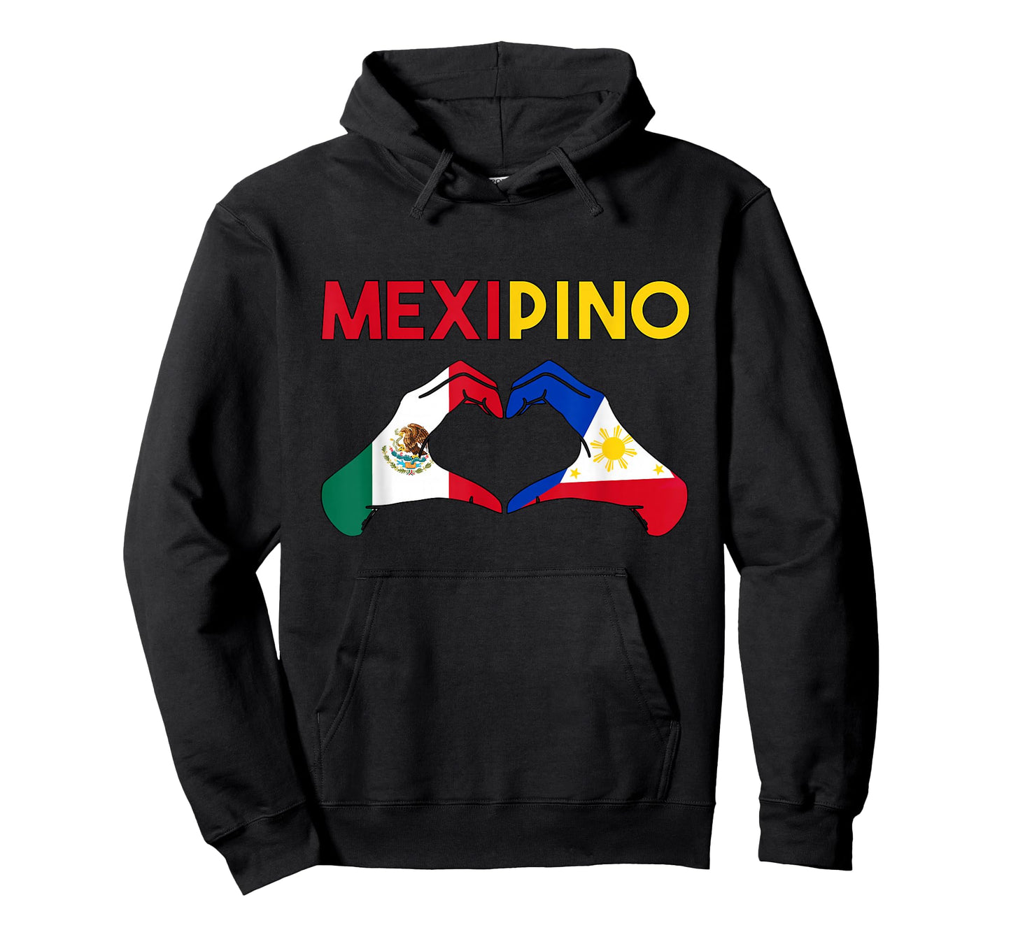 Philippines Mexico Filipino Mexipino Flag Day Mexican Heart T-Shirt