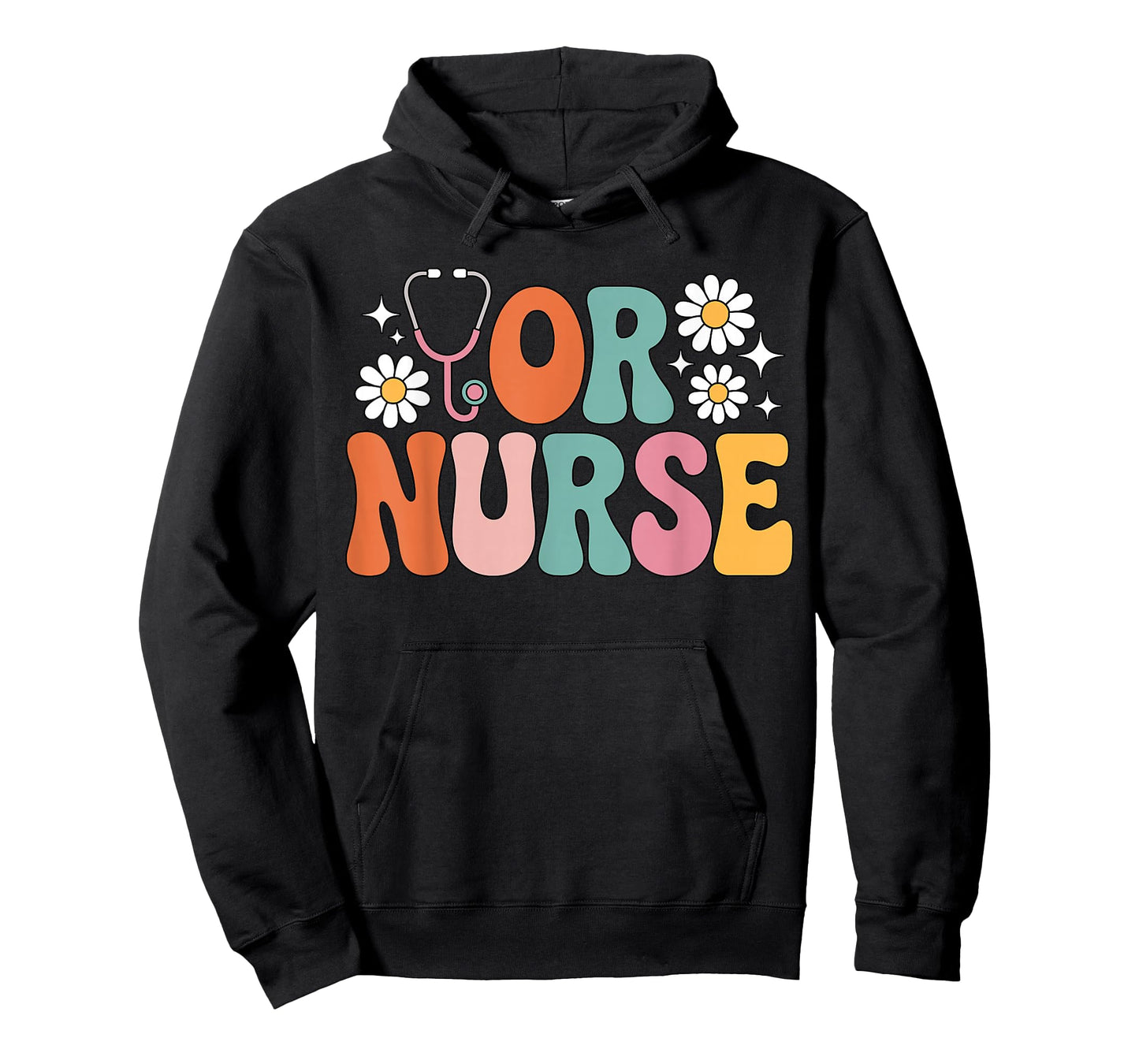 Cute Groovy OR Nursing School Medical Operating Room Nurse T-Shirt