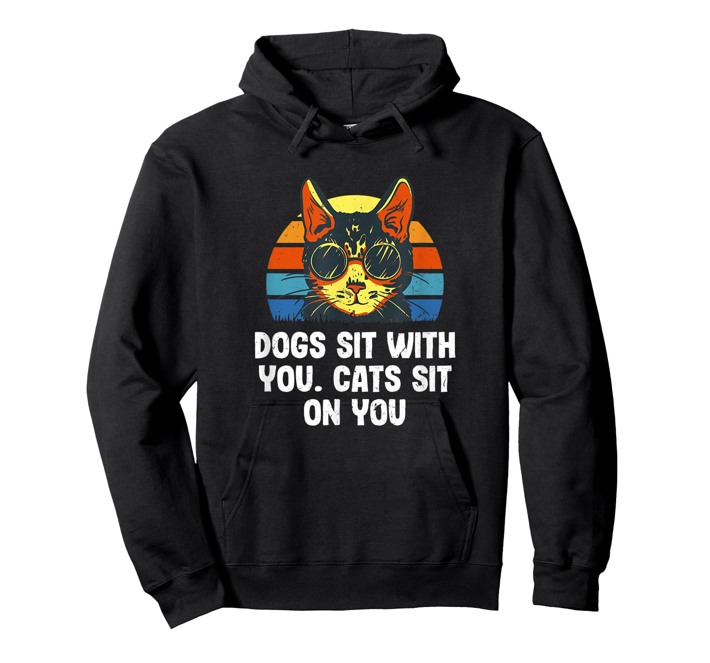 Cats Sit on You Cat Lover Couples Kitten Lovers Sayings T-Shirt